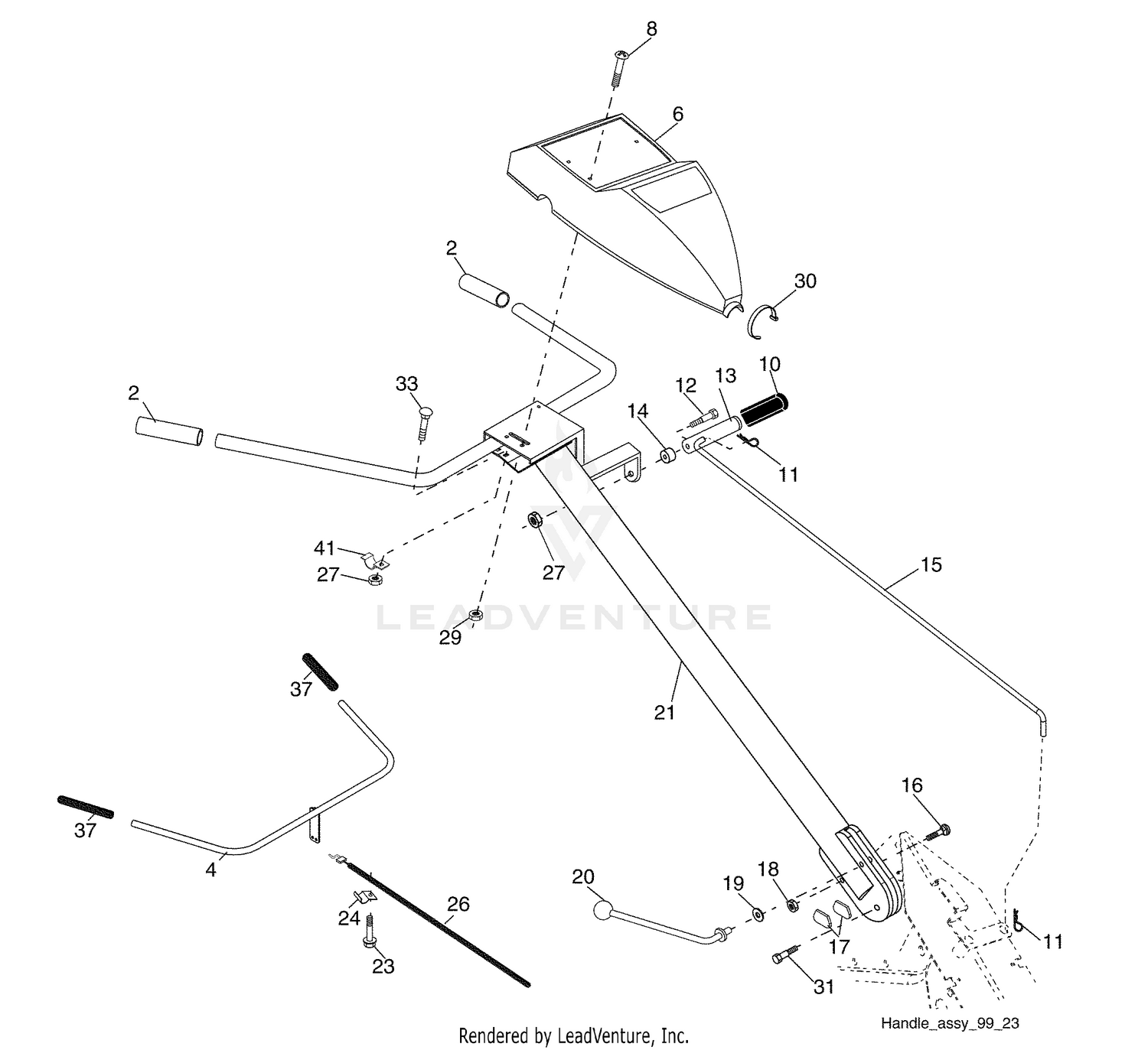 Repair Parts and Handle Assembly
