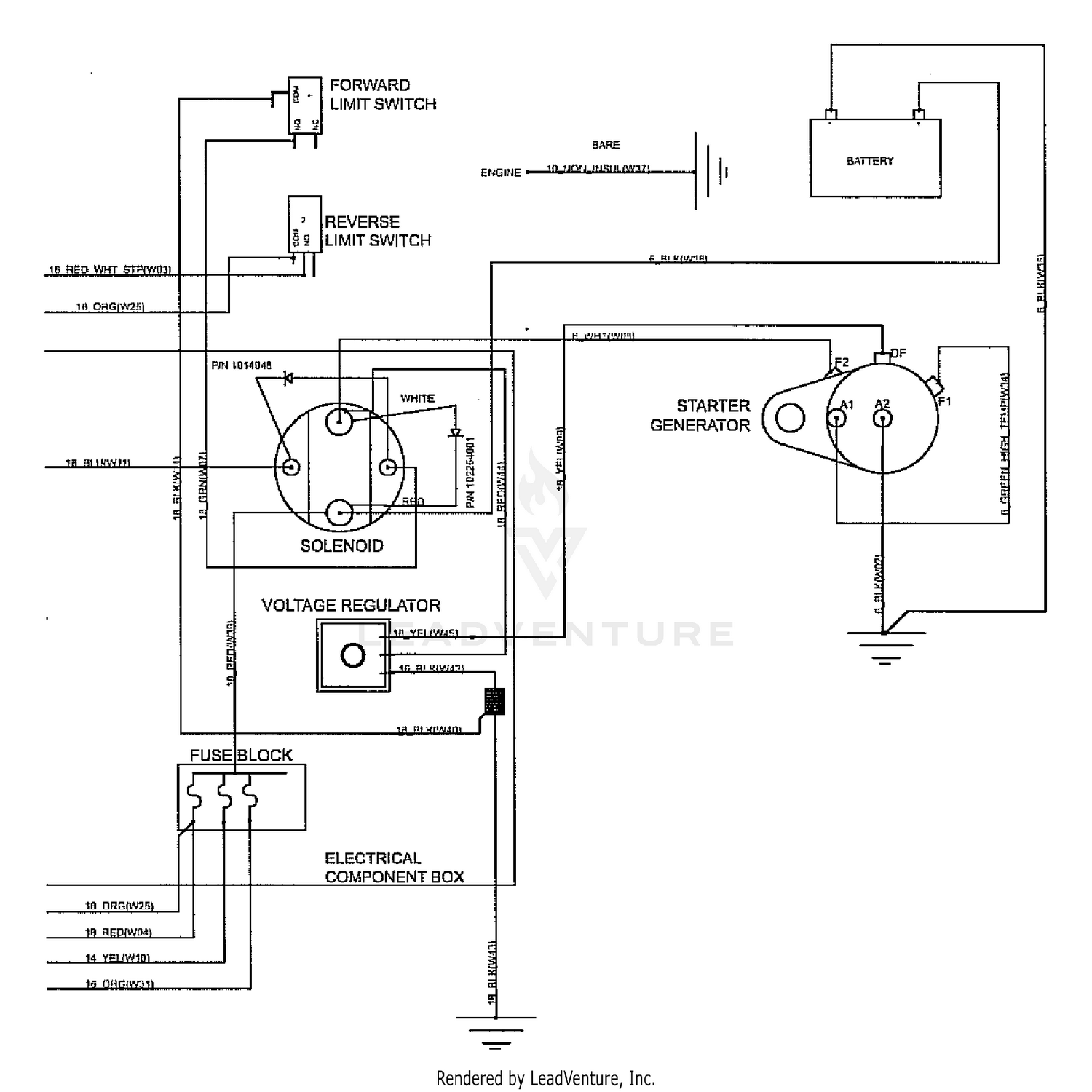 Wiring - Gasoline Vehicle (Part 2)