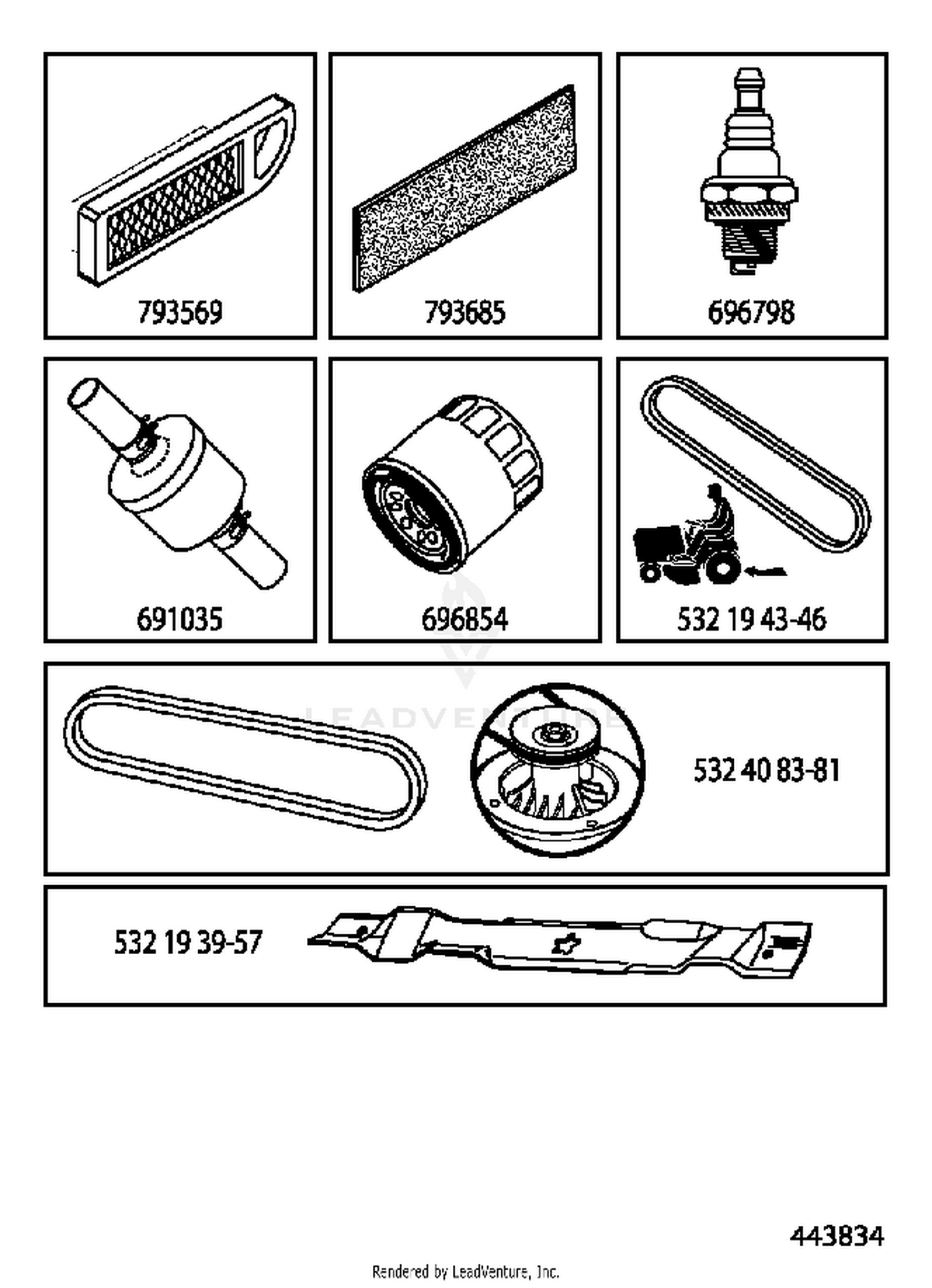 FREQUENTLY USED PARTS