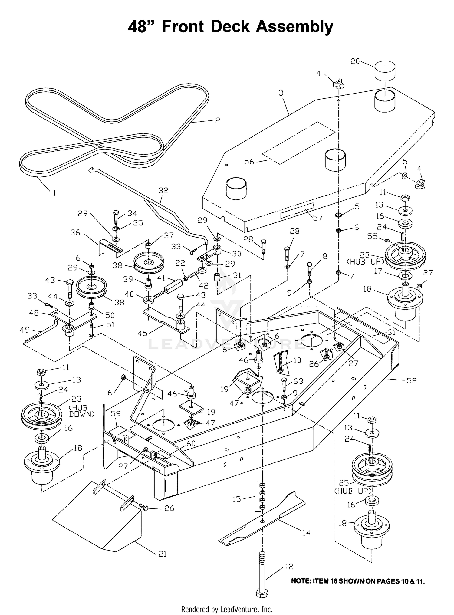 MOWER DECK / CUTTING DECK