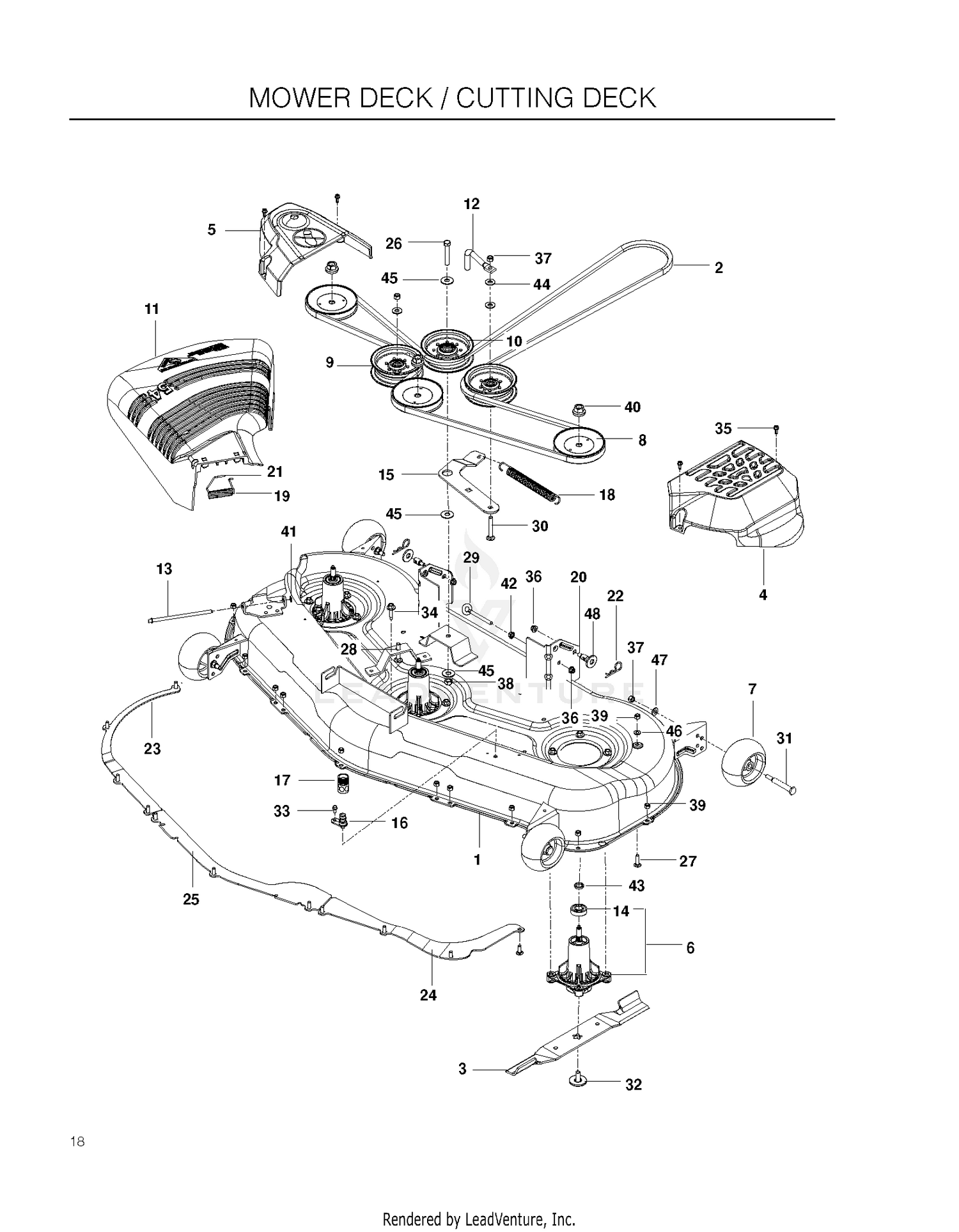 MOWER DECK / CUTTING DECK