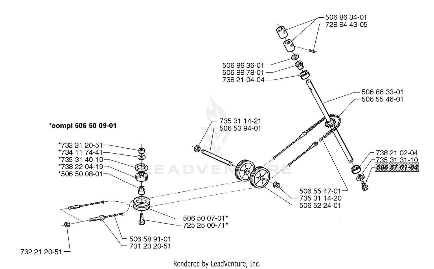 Steering Cable Assembly