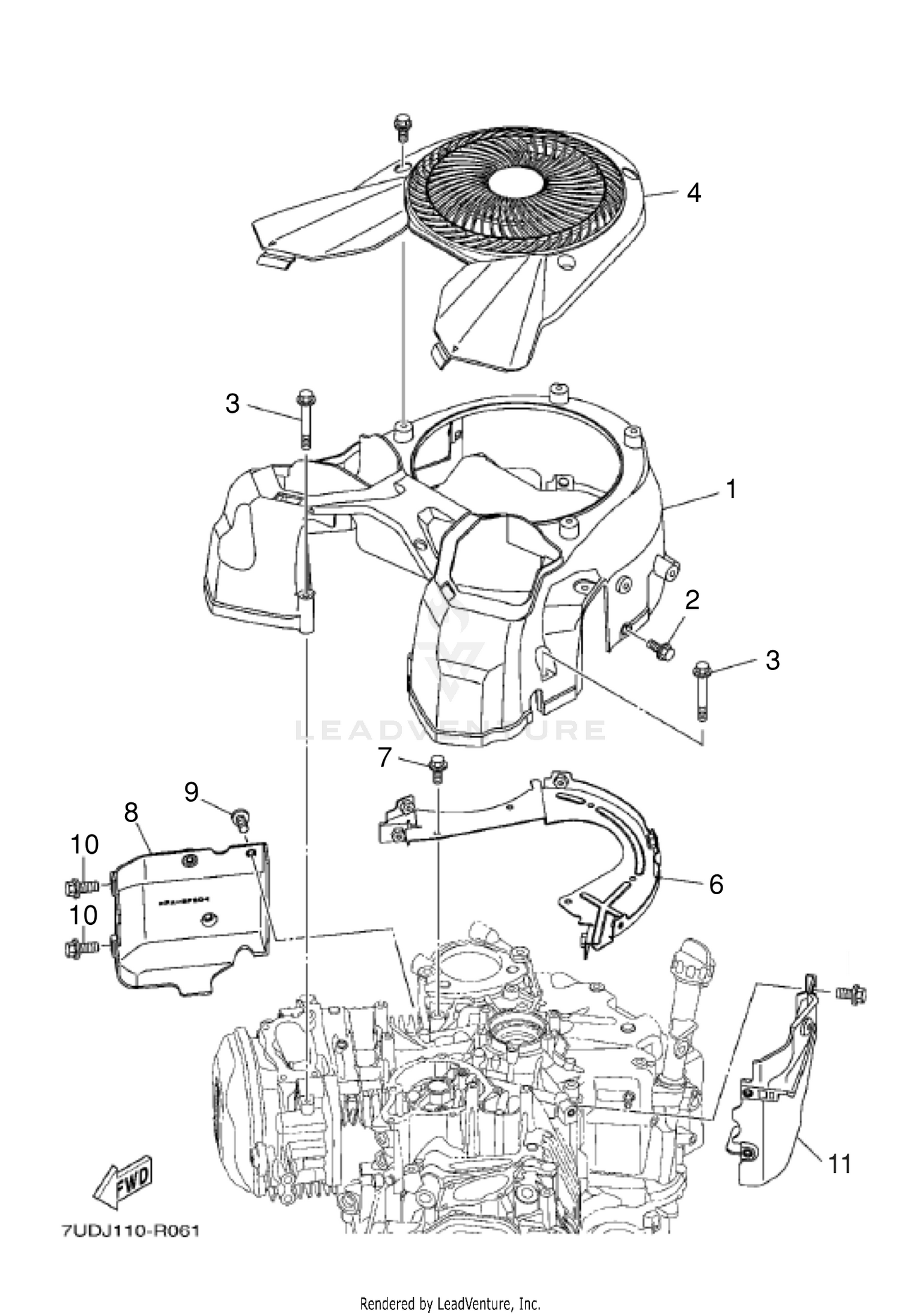 AIR SHROUD & STARTER