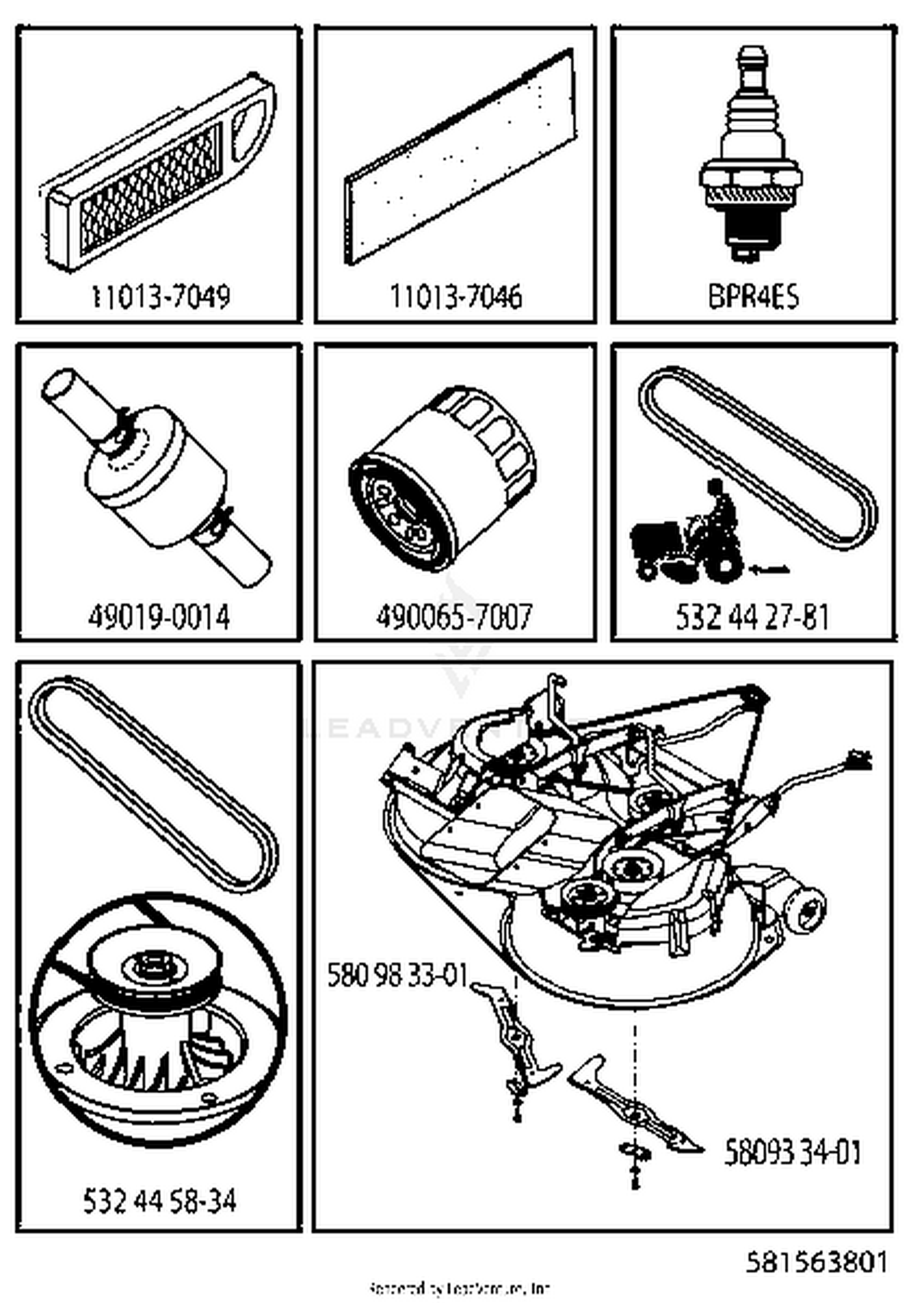FREQUENTLY USED PARTS