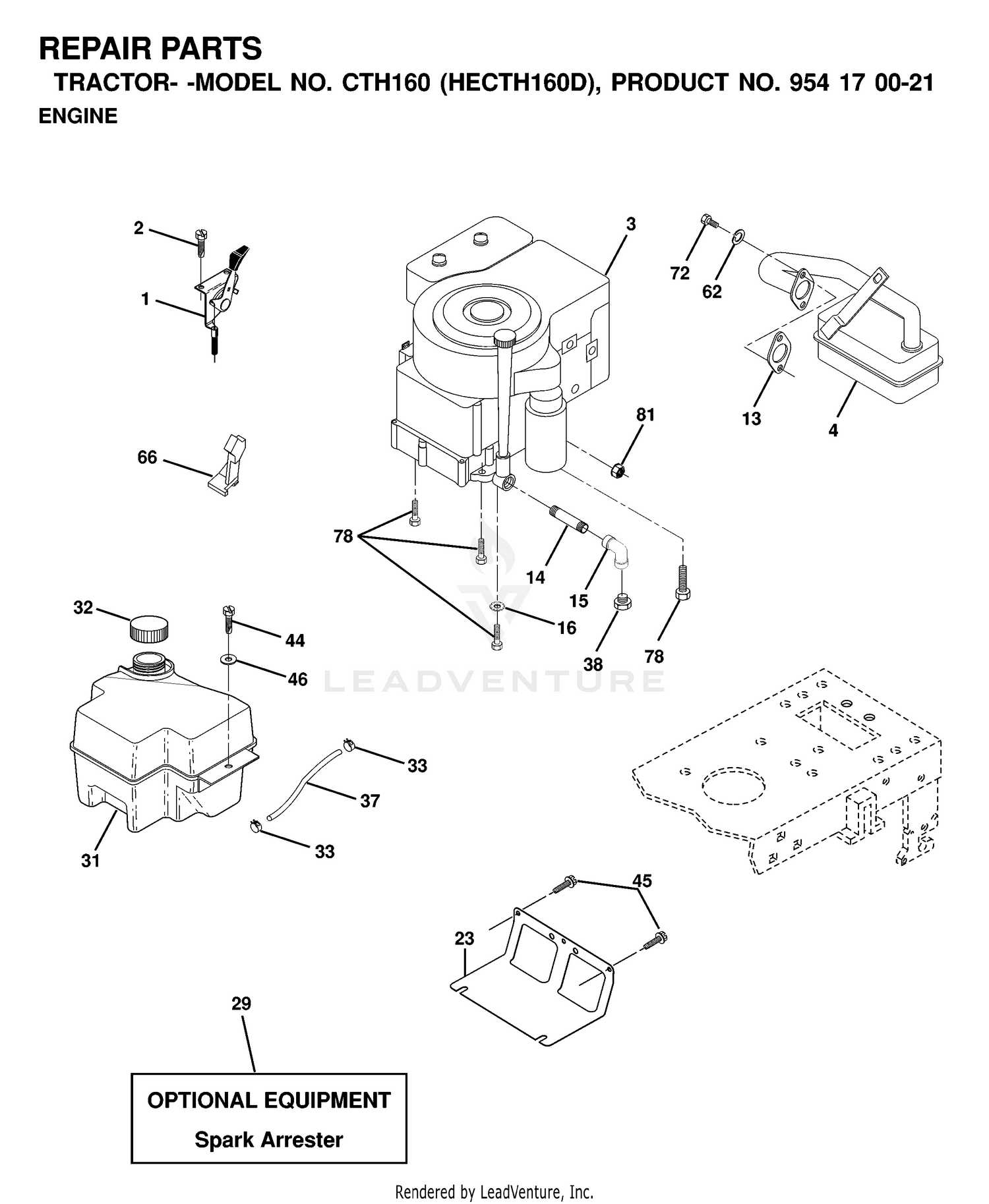 ENGINE & CUTTING EQUIPMENT