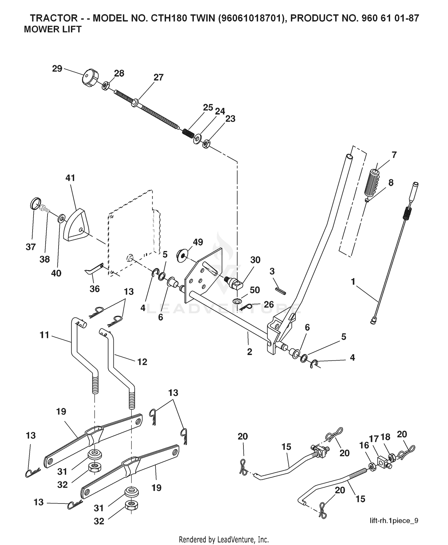 MOWER LIFT / DECK LIFT
