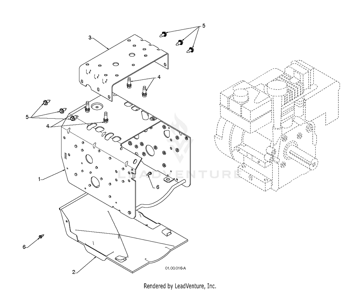 CHASSIS, ENGINE & PULLEYS 2