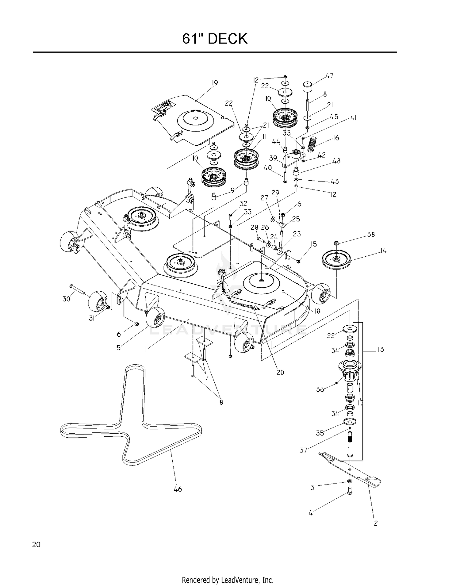 MOWER DECK / CUTTING DECK 3