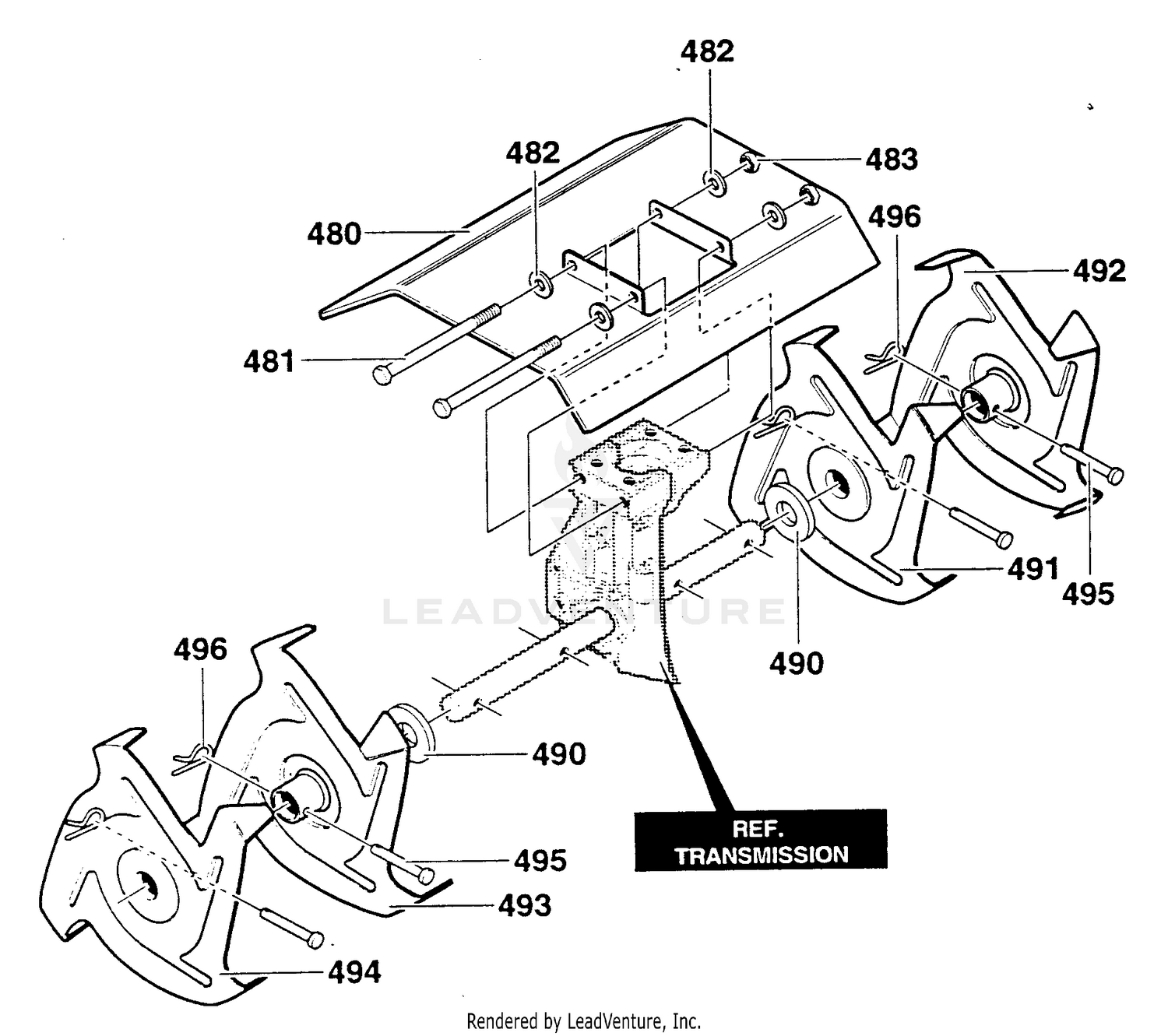 Tine Shield Assembly