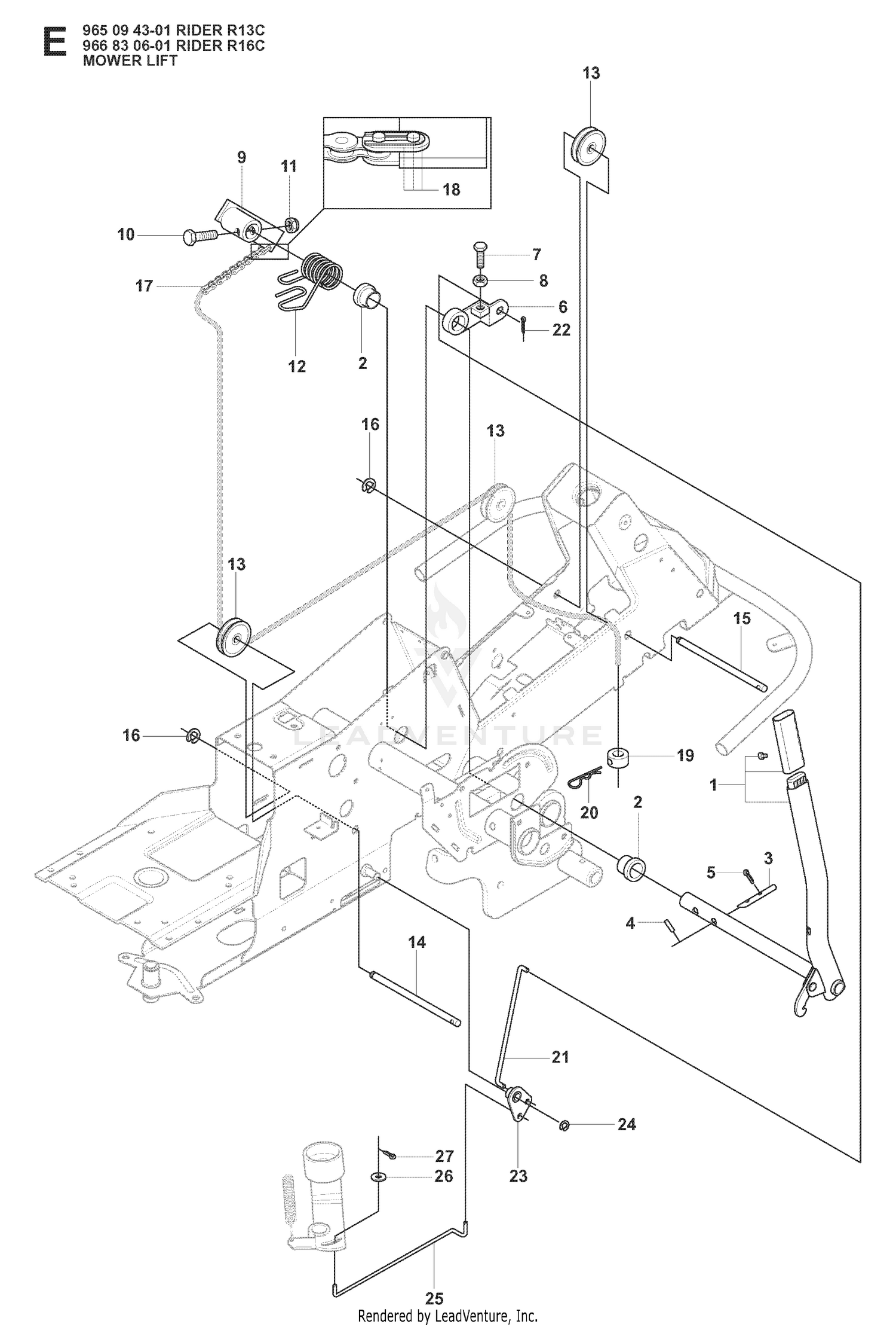 MOWER LIFT / DECK LIFT