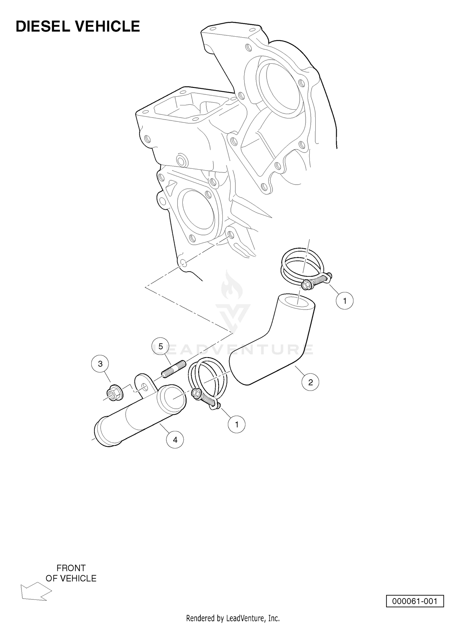 BLOCK COOLANT PIPE