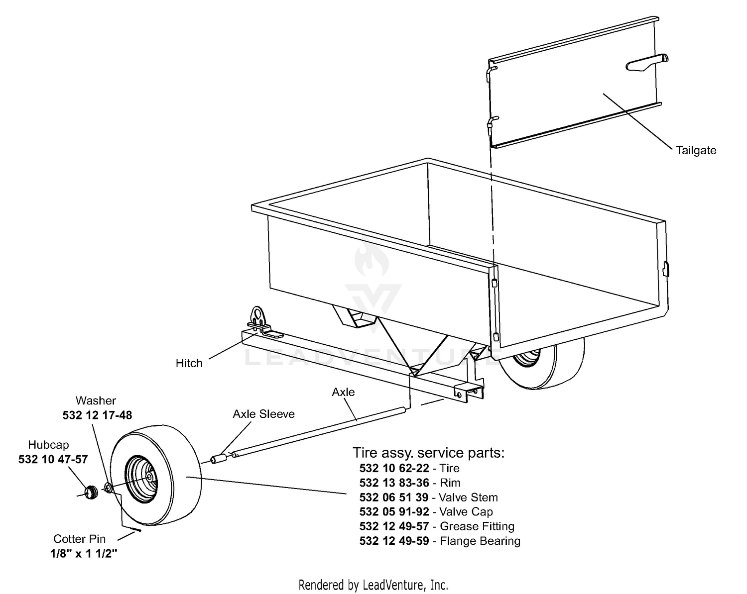 Heavy Duty Dump Cart