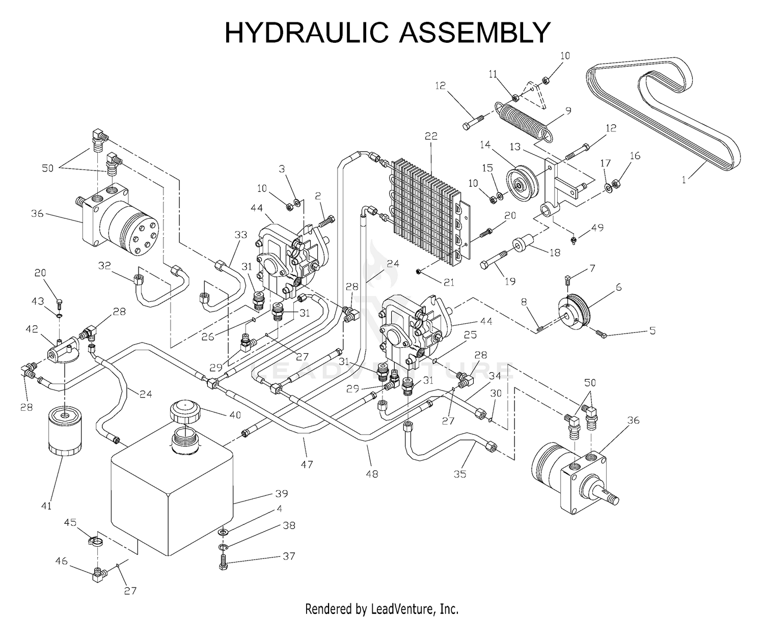 HYDRAULIC PUMP - MOTOR