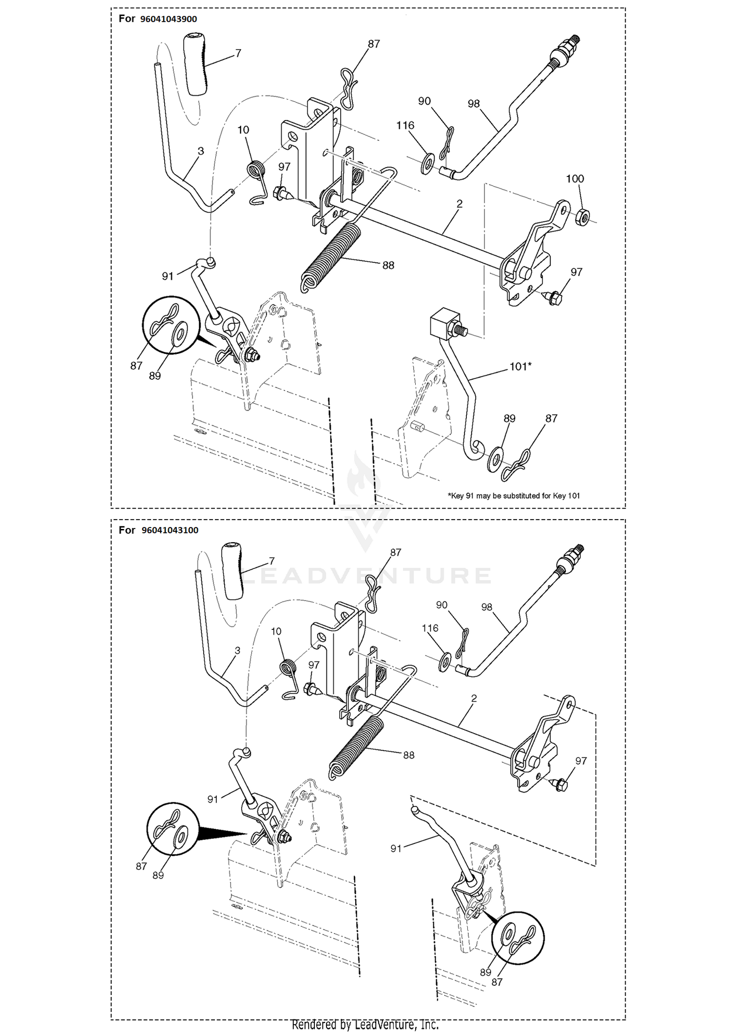 MOWER LIFT / DECK LIFT