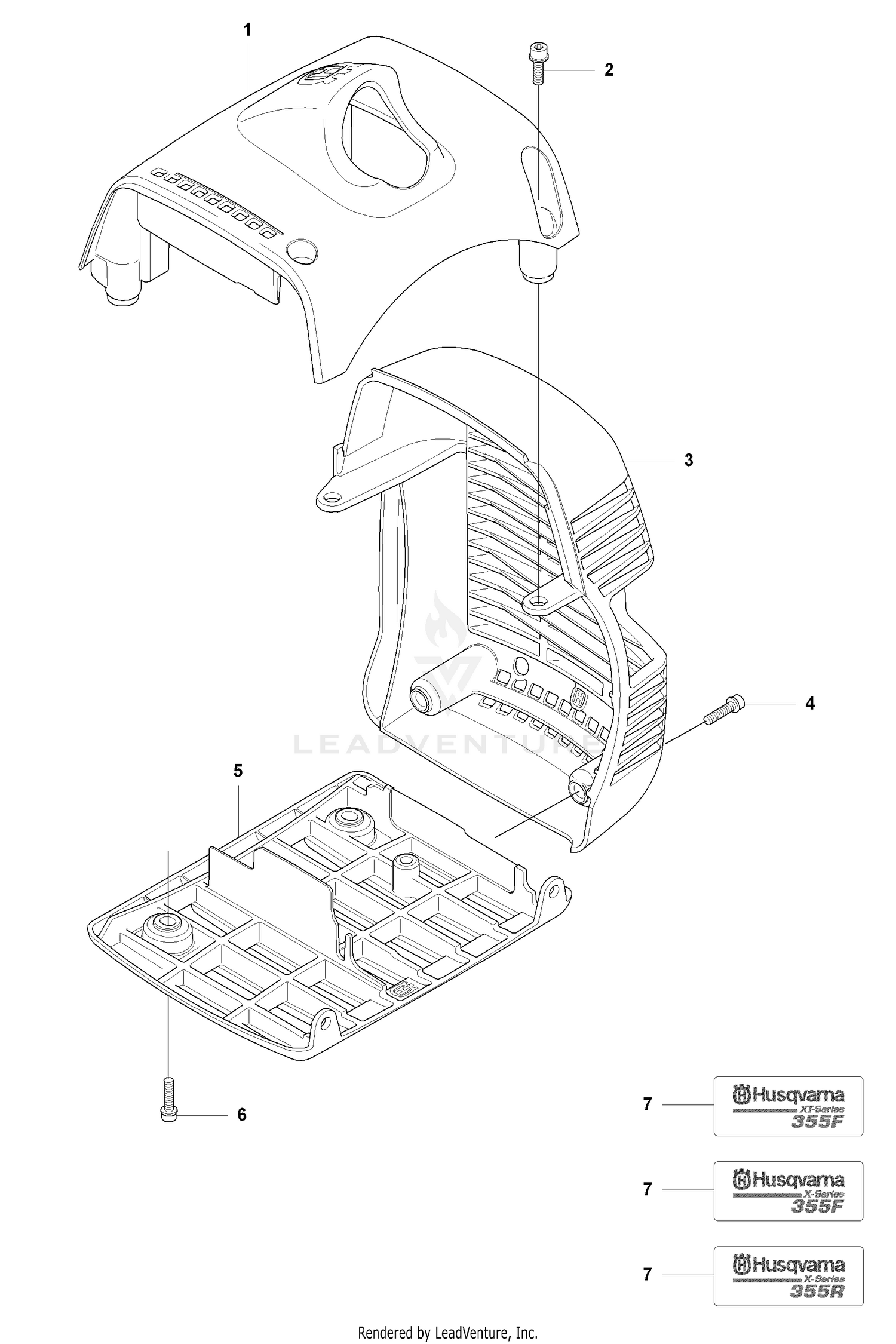 Top Cover / Muffler Guard
