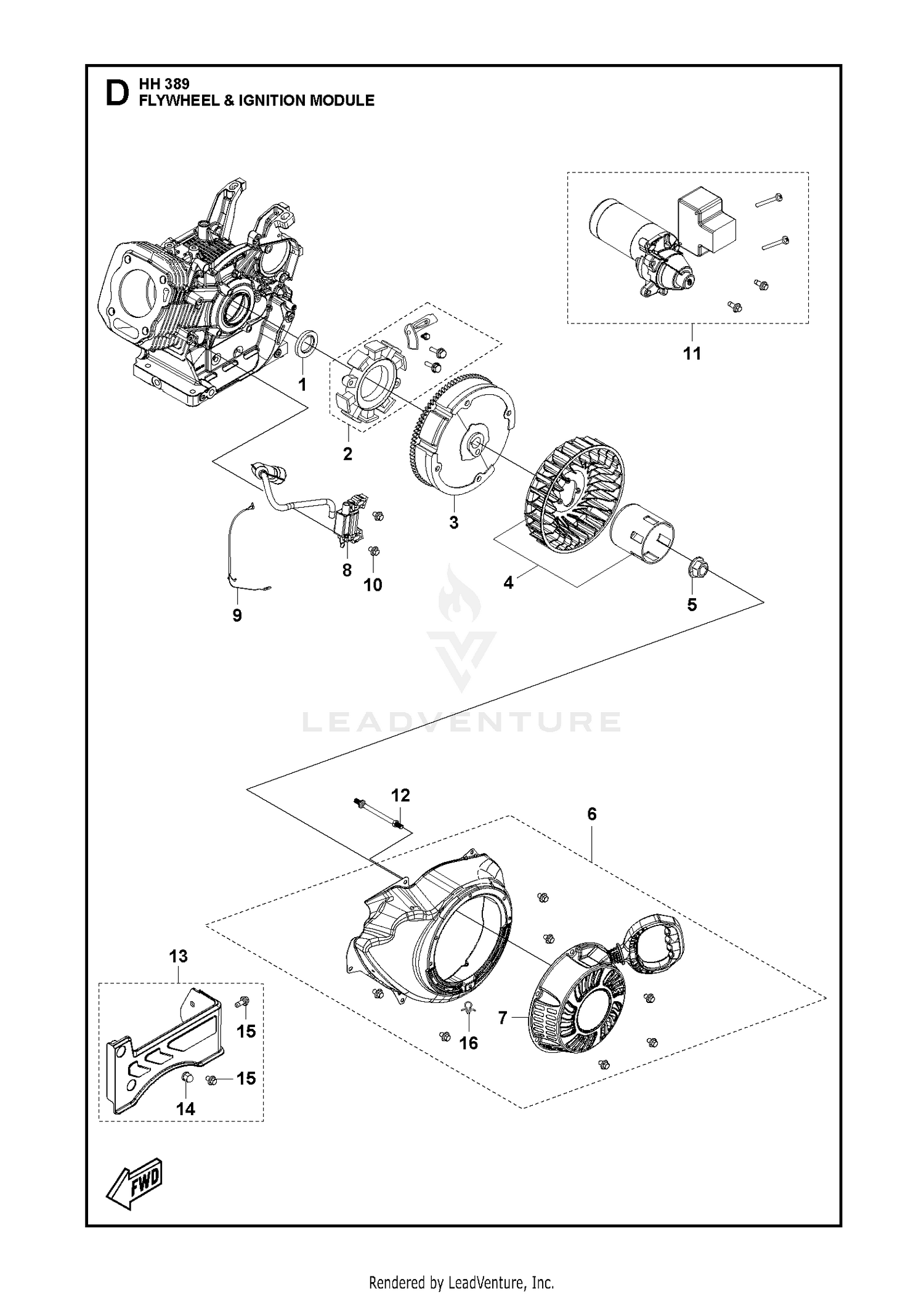 FLYWHEEL & IGNITION MODULE