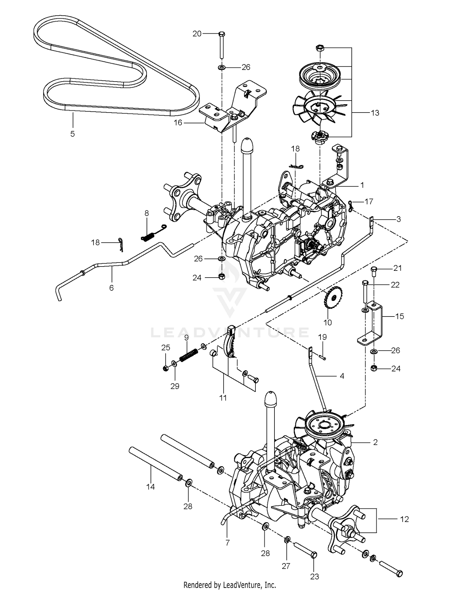 HYDRAULIC PUMP - MOTOR