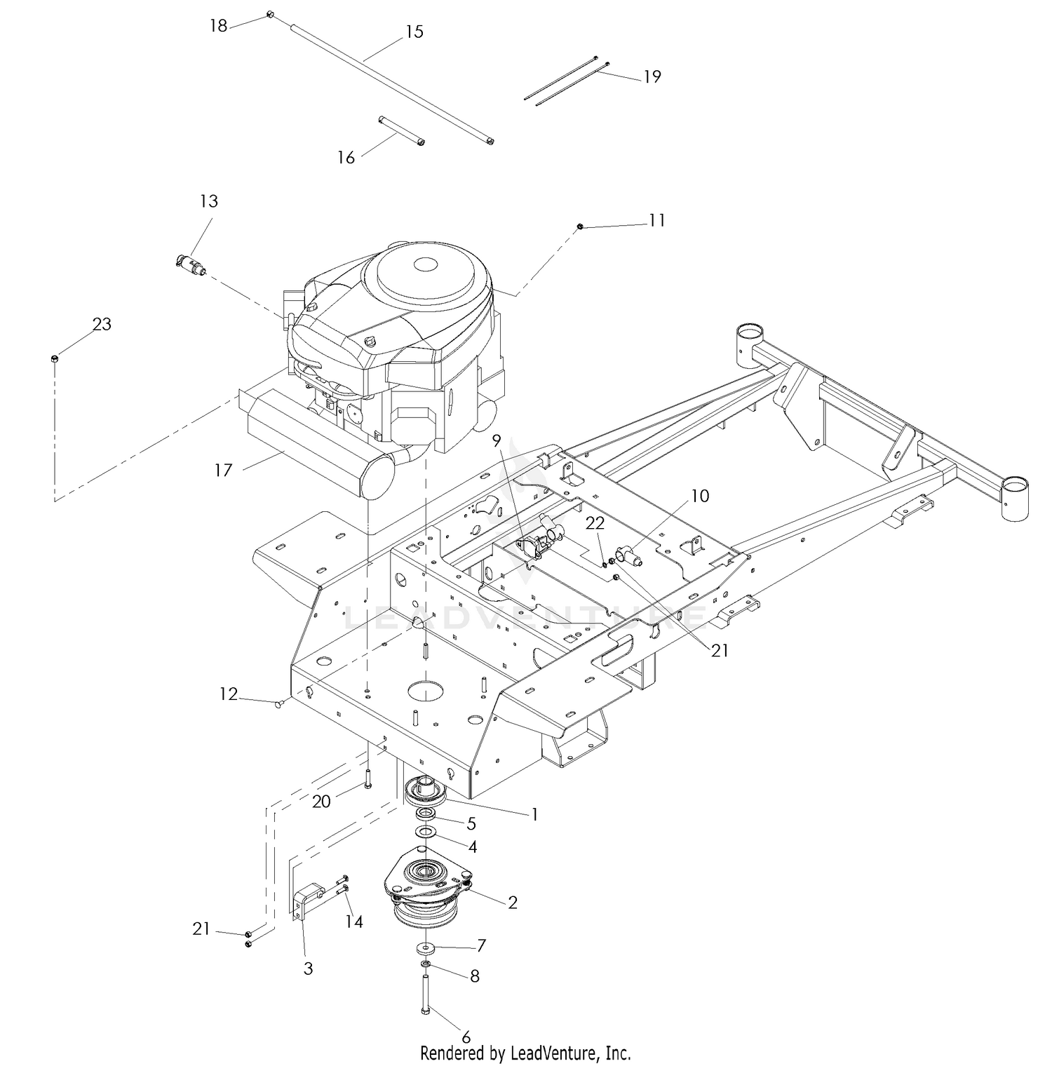 Engine Briggs & Stratton - 24 HP