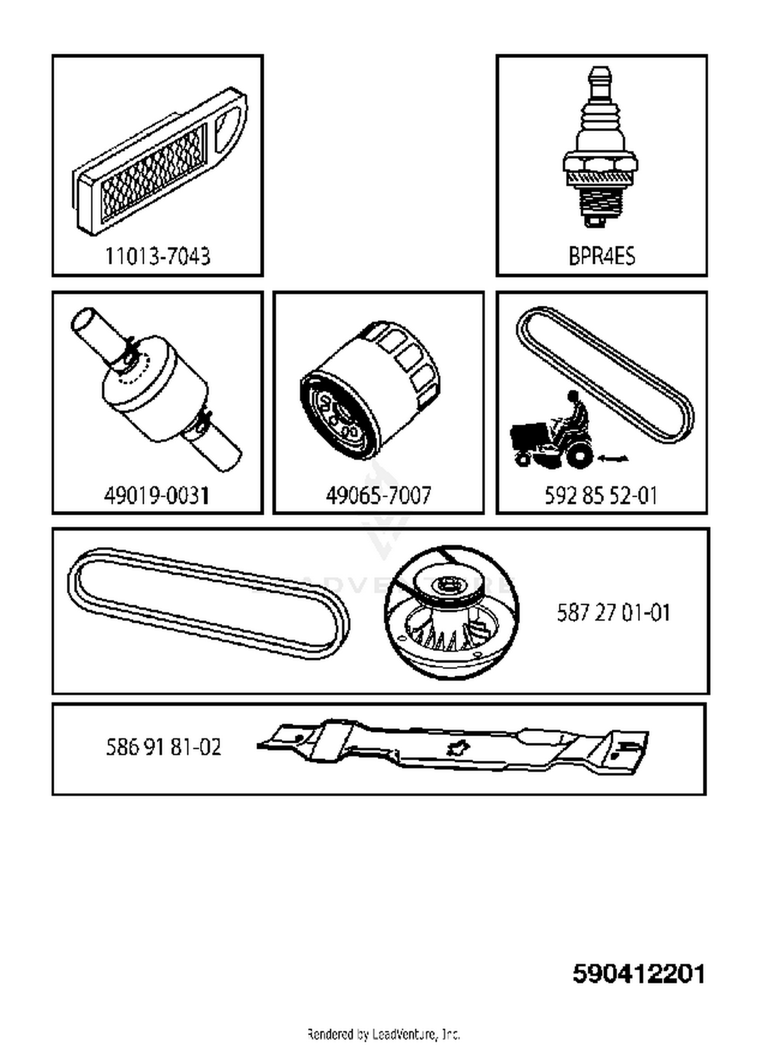 FREQUENTLY USED PARTS