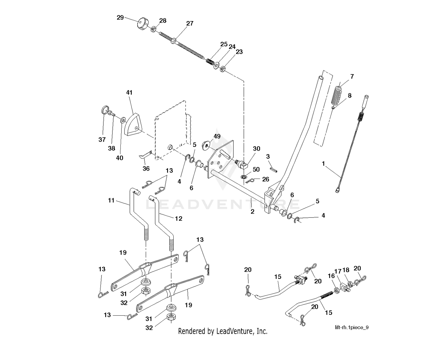 MOWER LIFT / DECK LIFT