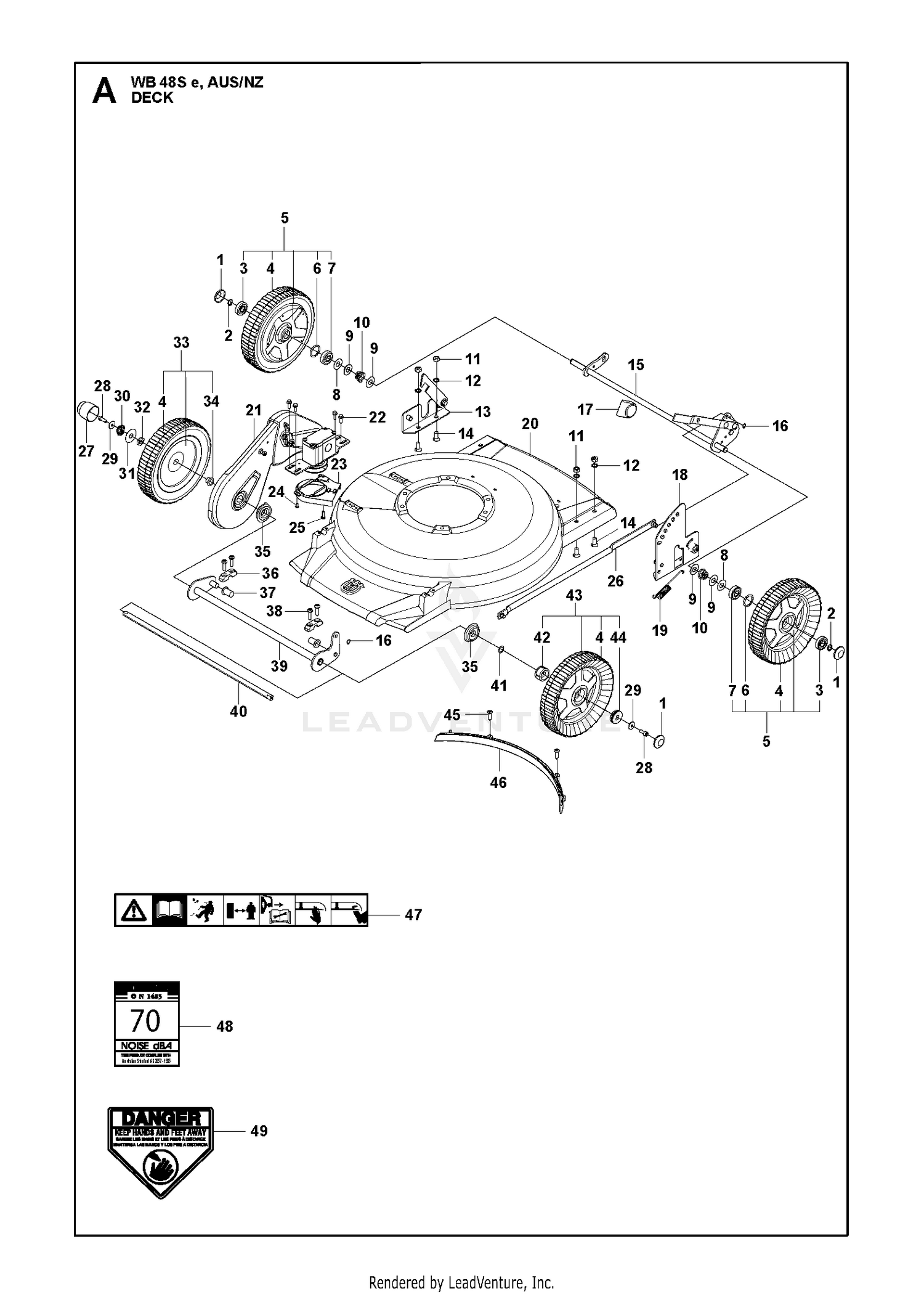 MOWER DECK / CUTTING DECK