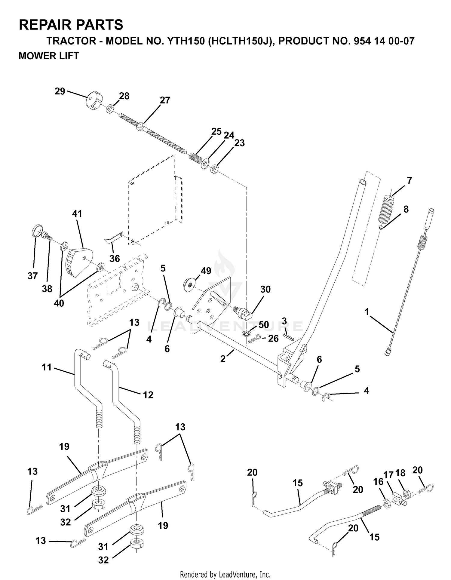 MOWER LIFT / DECK LIFT