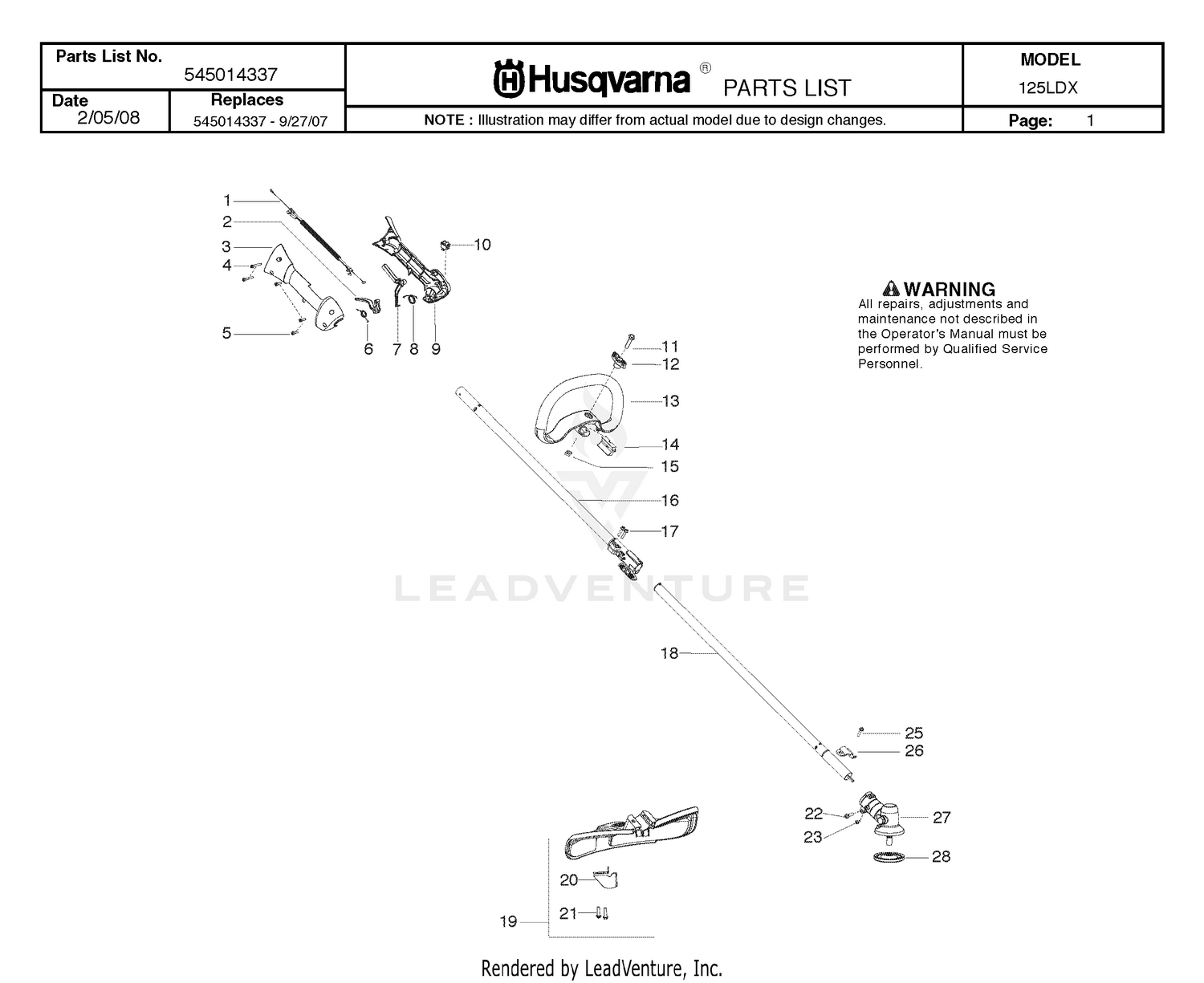 Assembly diagram