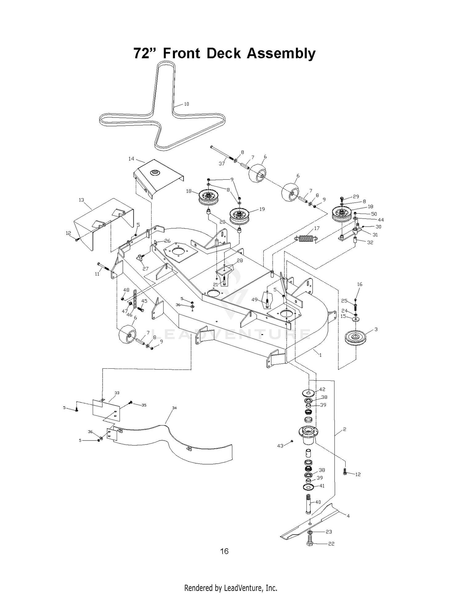 MOWER DECK / CUTTING DECK
