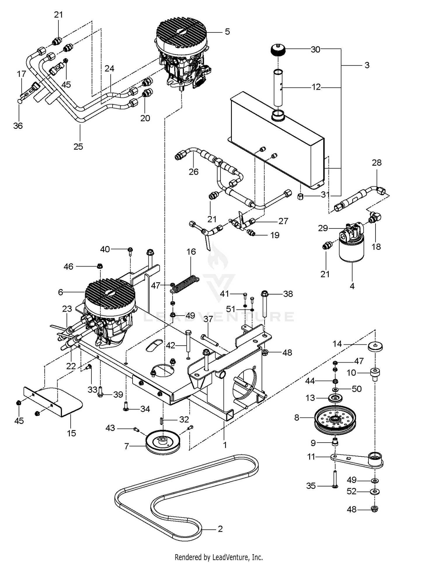 HYDRAULIC PUMP - MOTOR