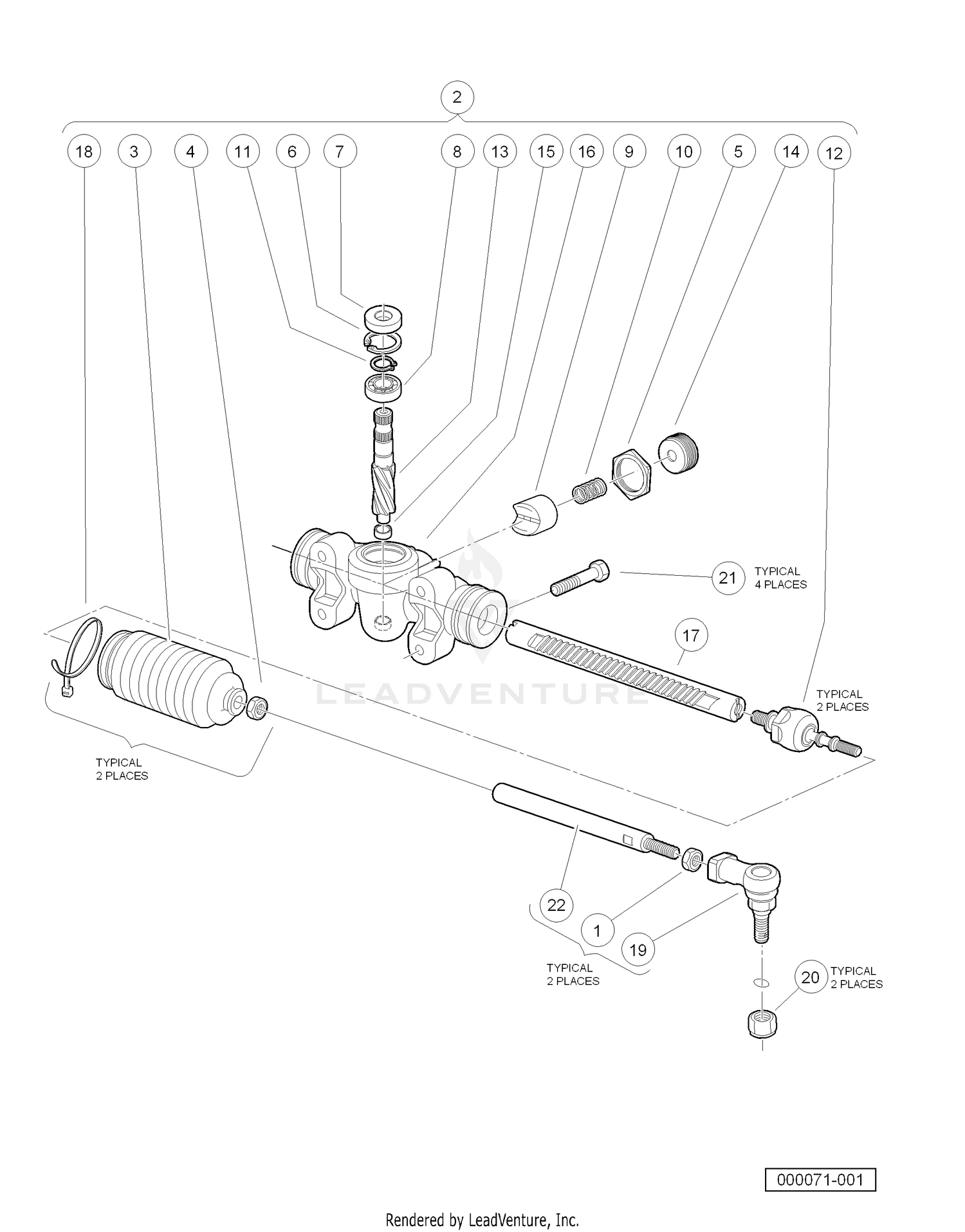 Steering Gear Assembly