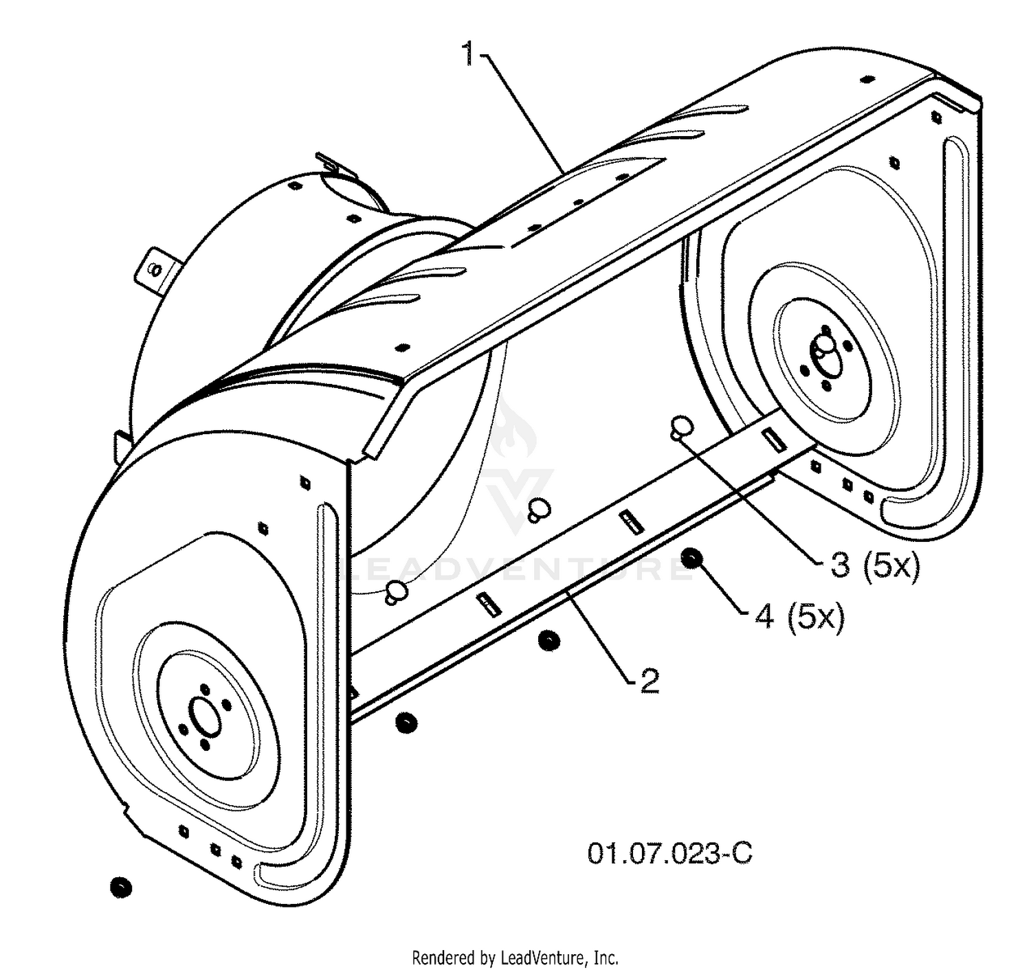 Auger Housing / Impeller Assembly
