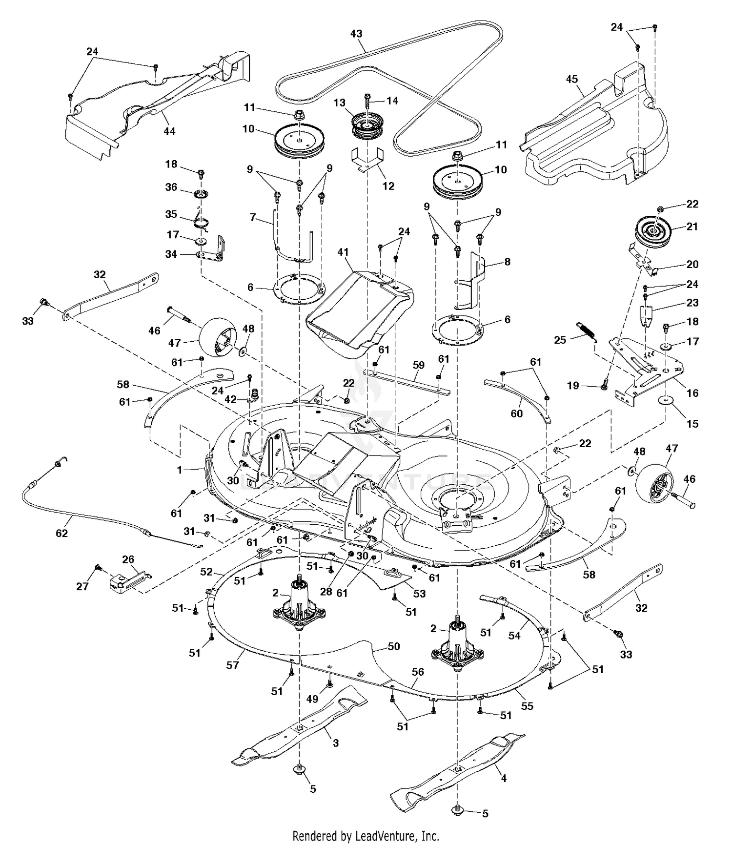 MOWER DECK / CUTTING DECK 2