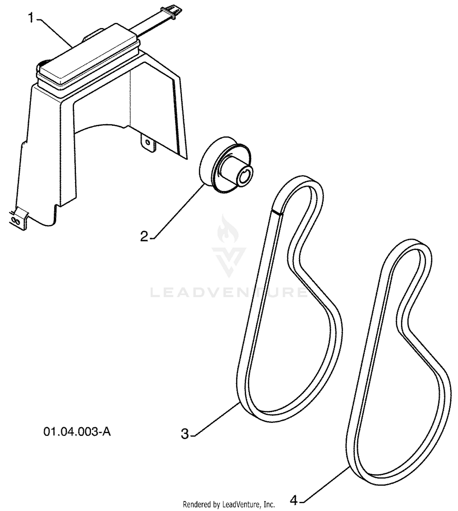 Chassis / Engine / Pulleys - B