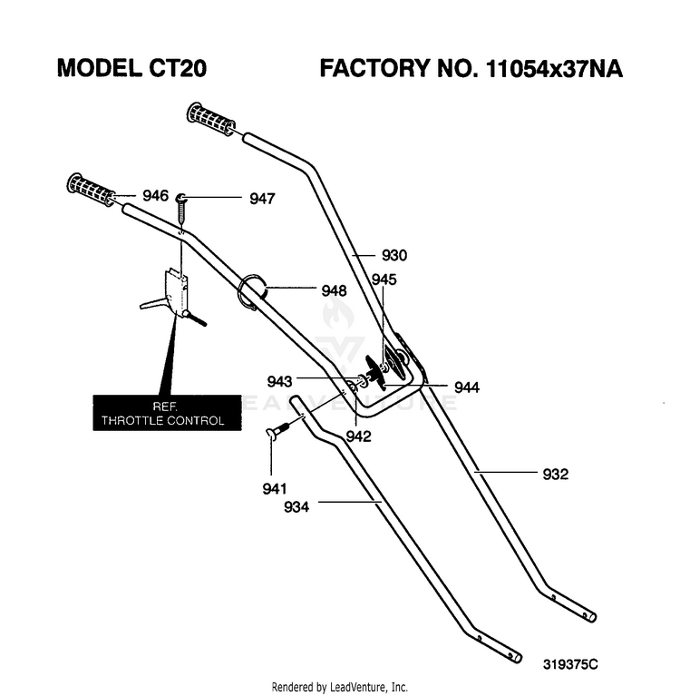 Husqvarna CT 20 (200604) Cultivator/Tiller Parts and Accessories at