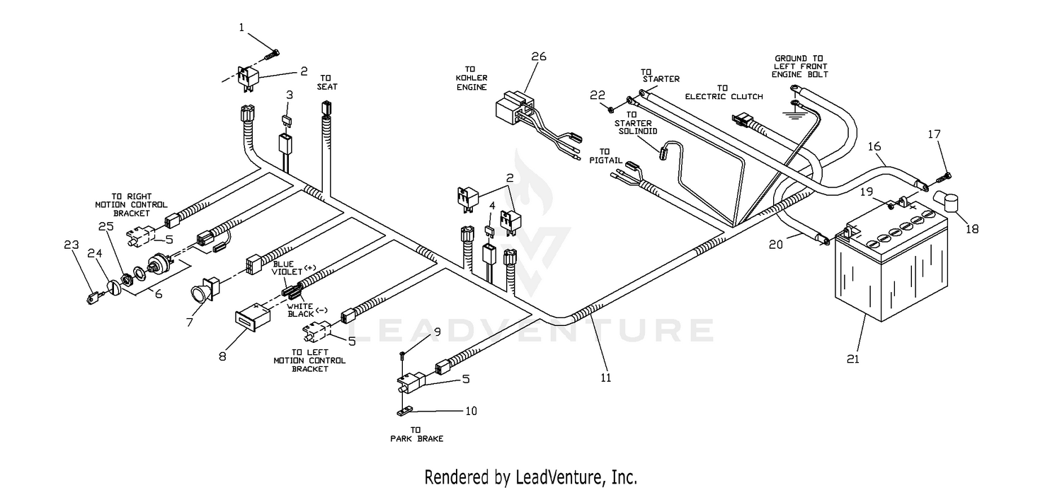 Wiring Assembly (Kohler Only)