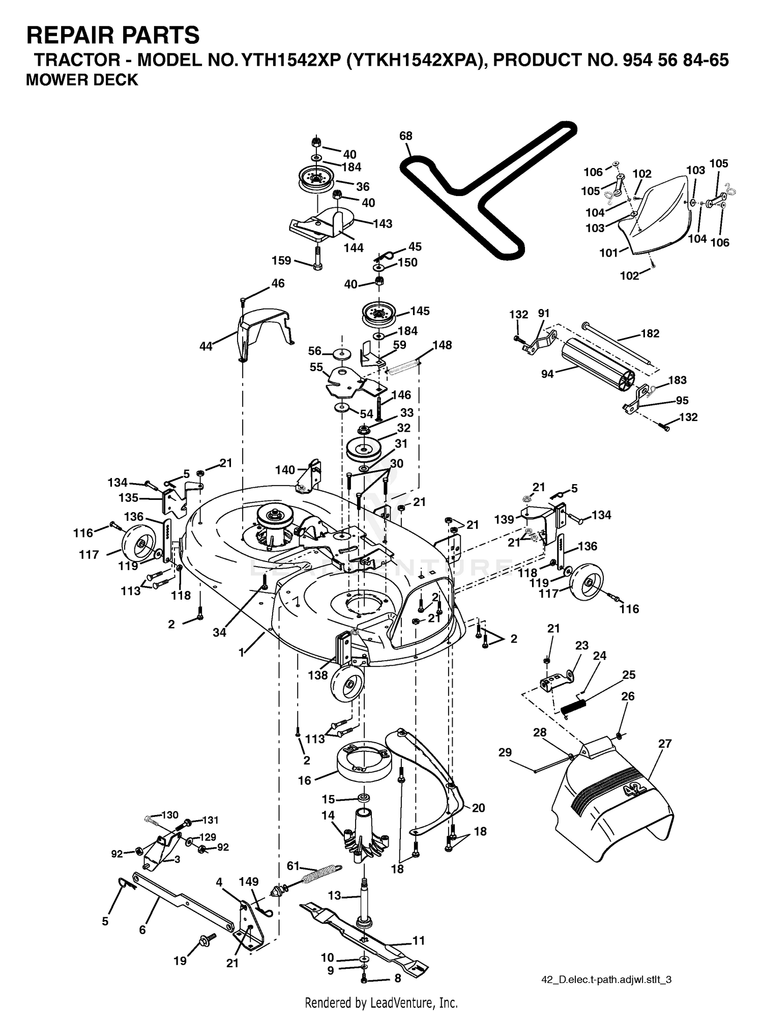 MOWER DECK / CUTTING DECK 3
