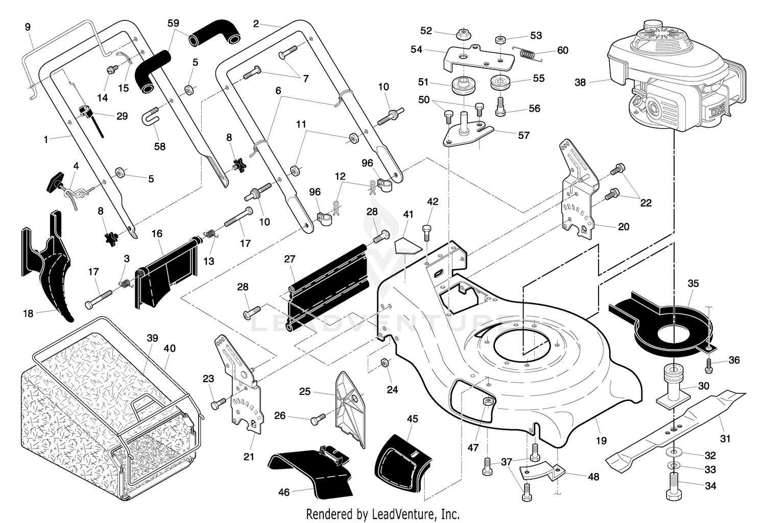 Handle And Deck Assembly