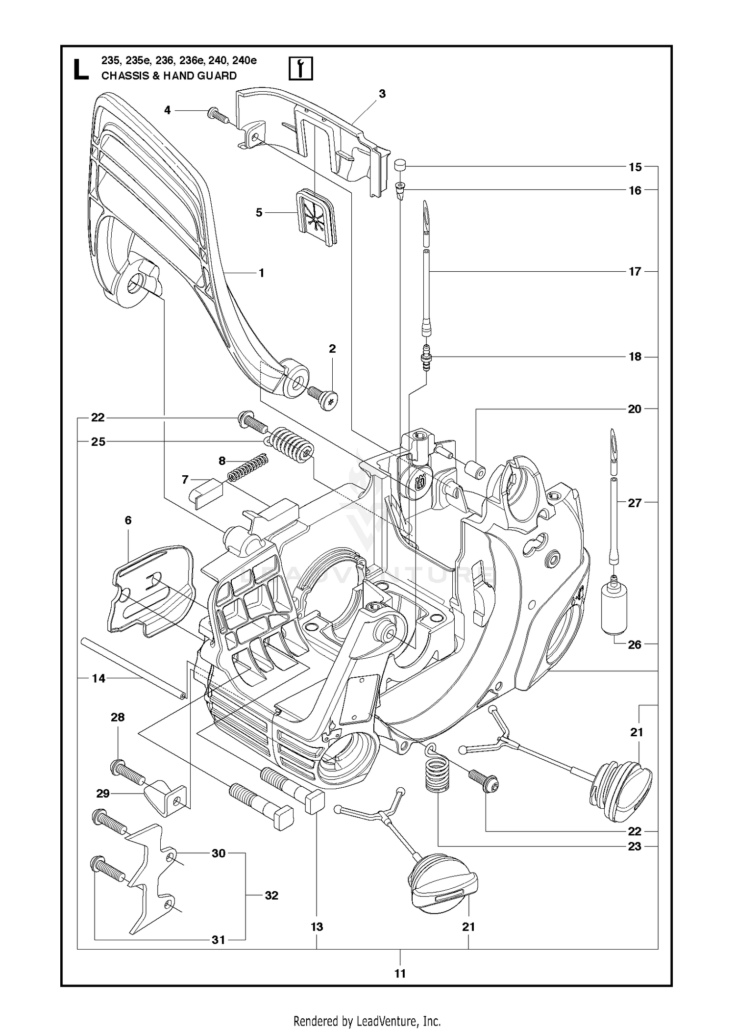 FUEL TANK & HANDLE
