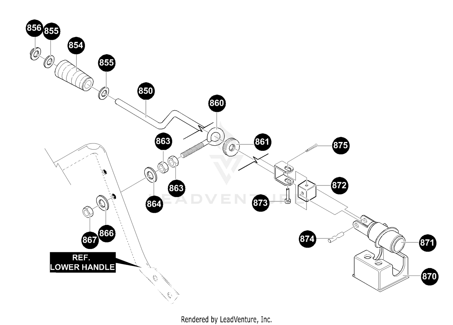 Chute Control Rod