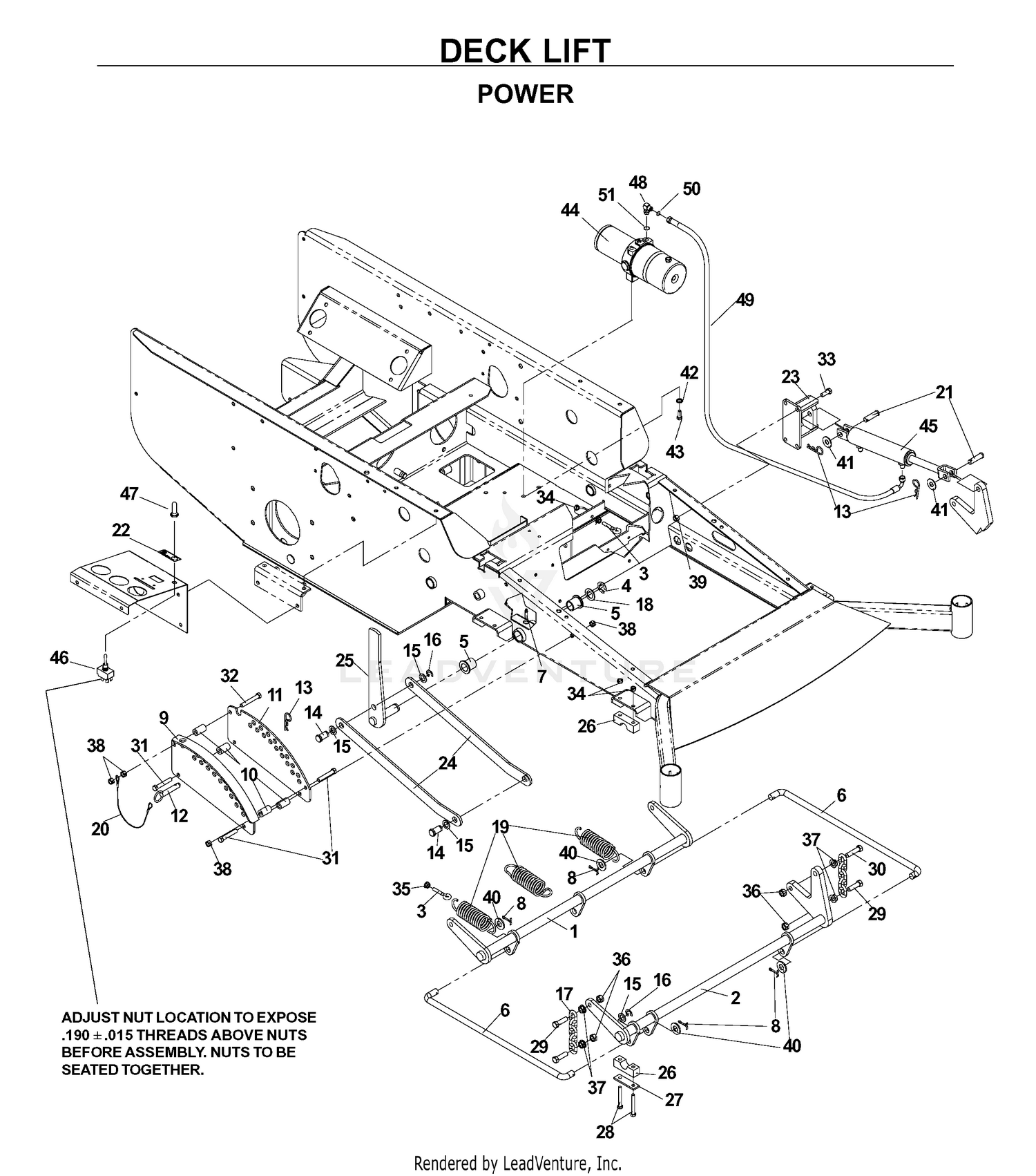MOWER LIFT / DECK LIFT 2