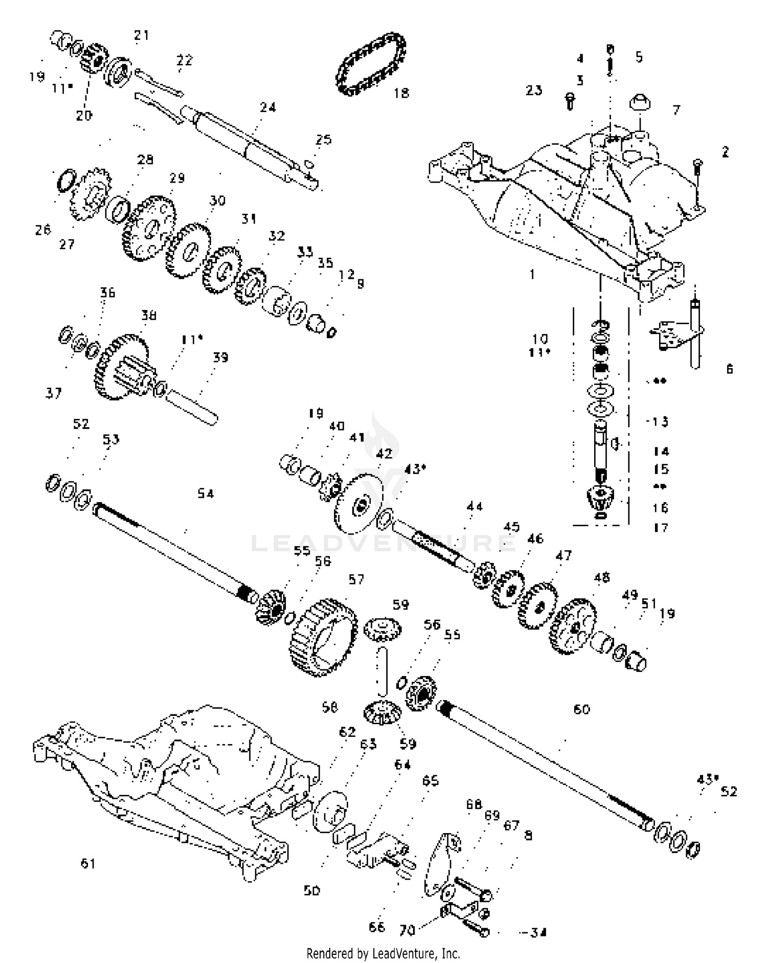 Dana Transaxle Model Number 4360-77