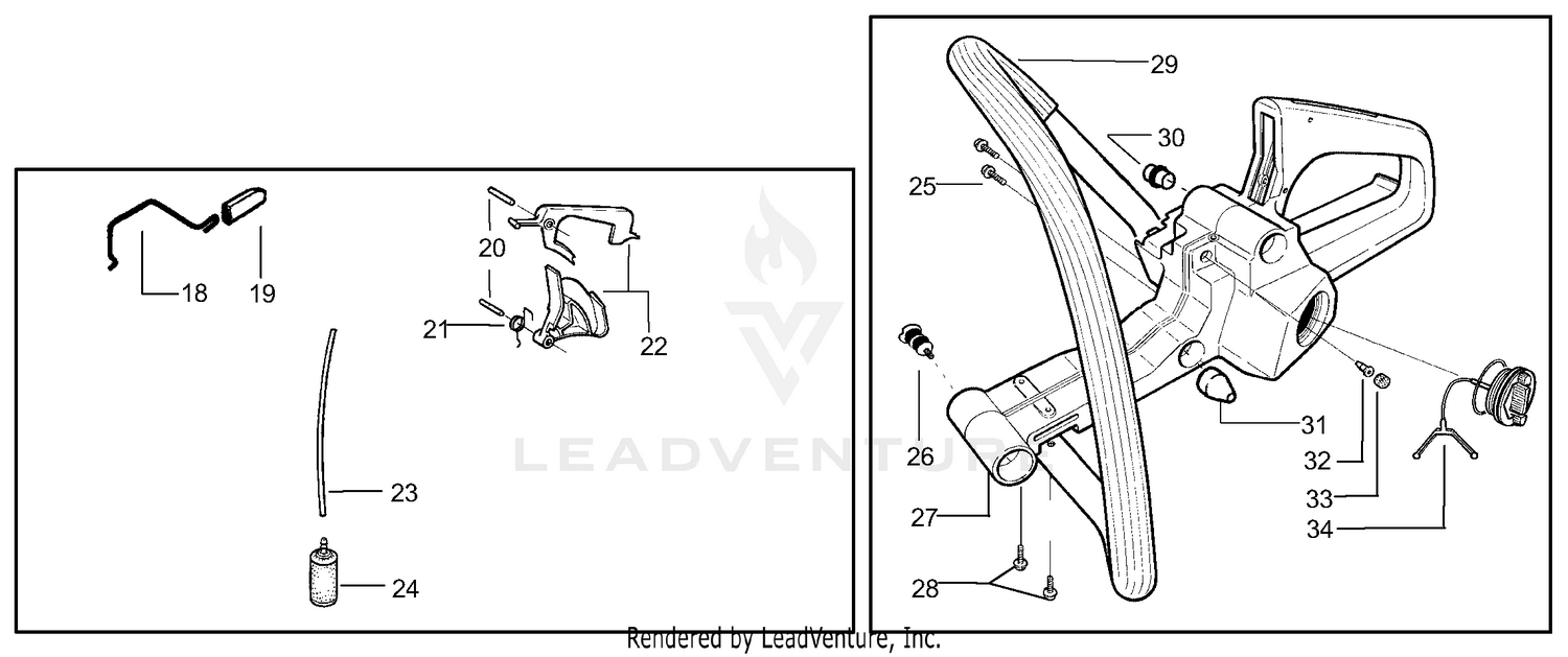 Fuel Tank / Handle