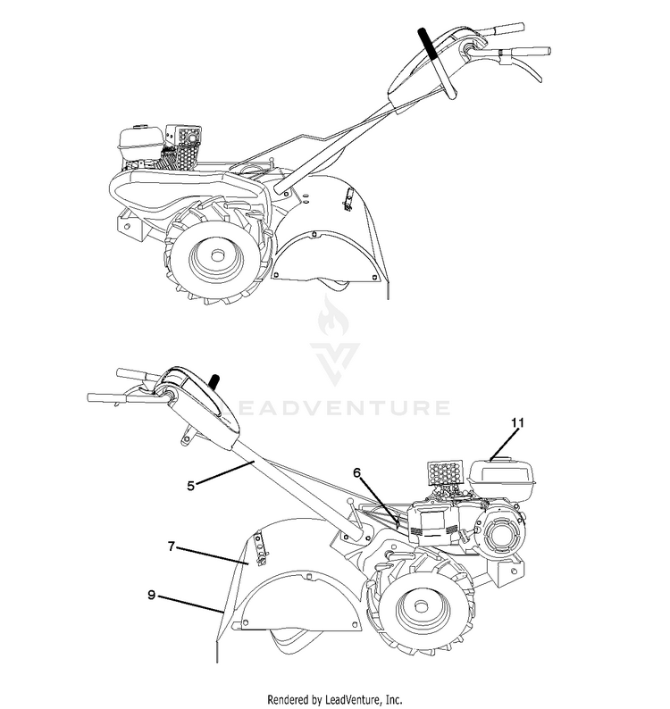 Husqvarna TR314C 96093002800 (201710) Cultivator/Tiller Parts and