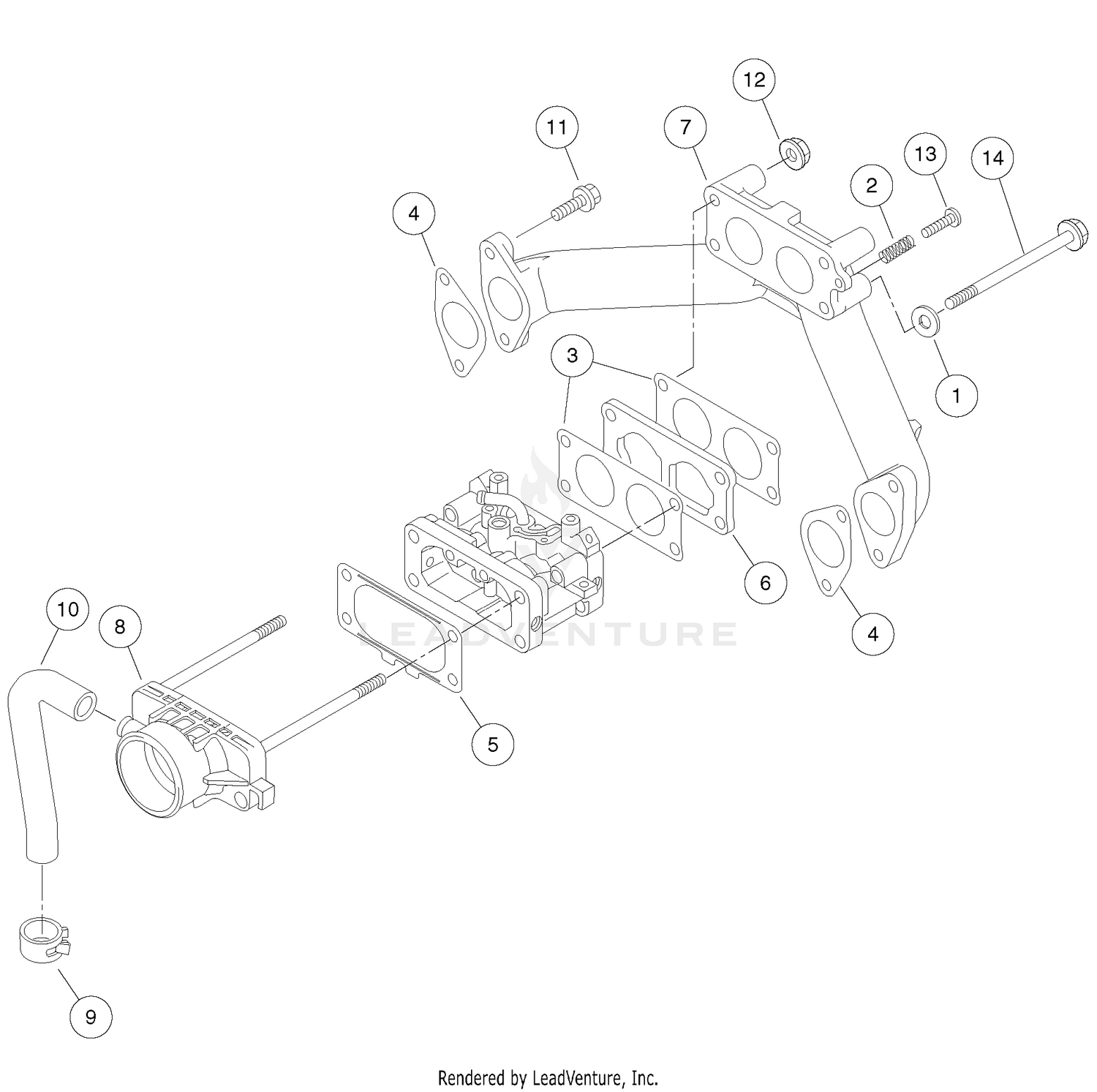 Carburetor Installation-Kawasaki Gasoline Vehicles