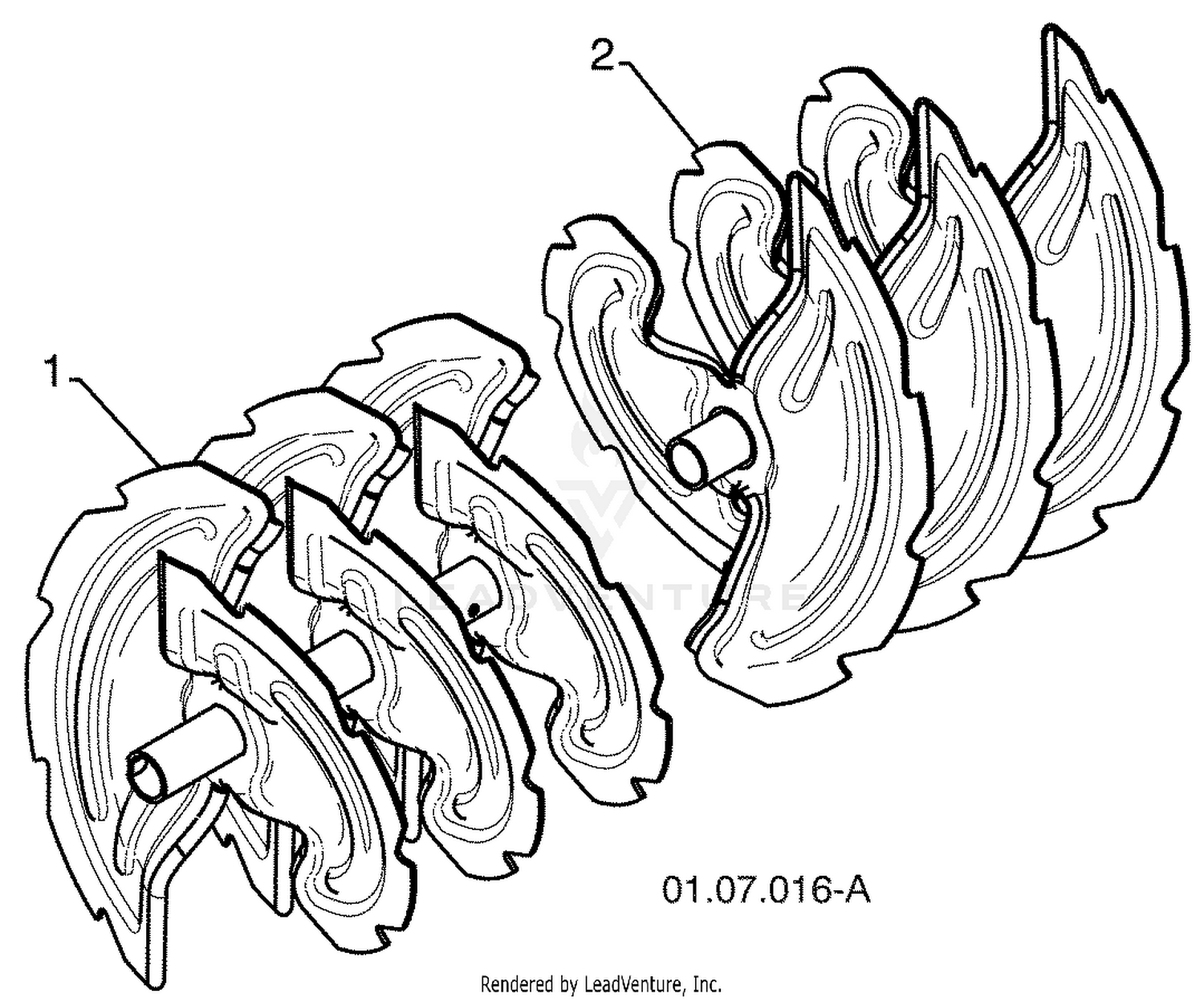 Auger Housing / Impeller - C