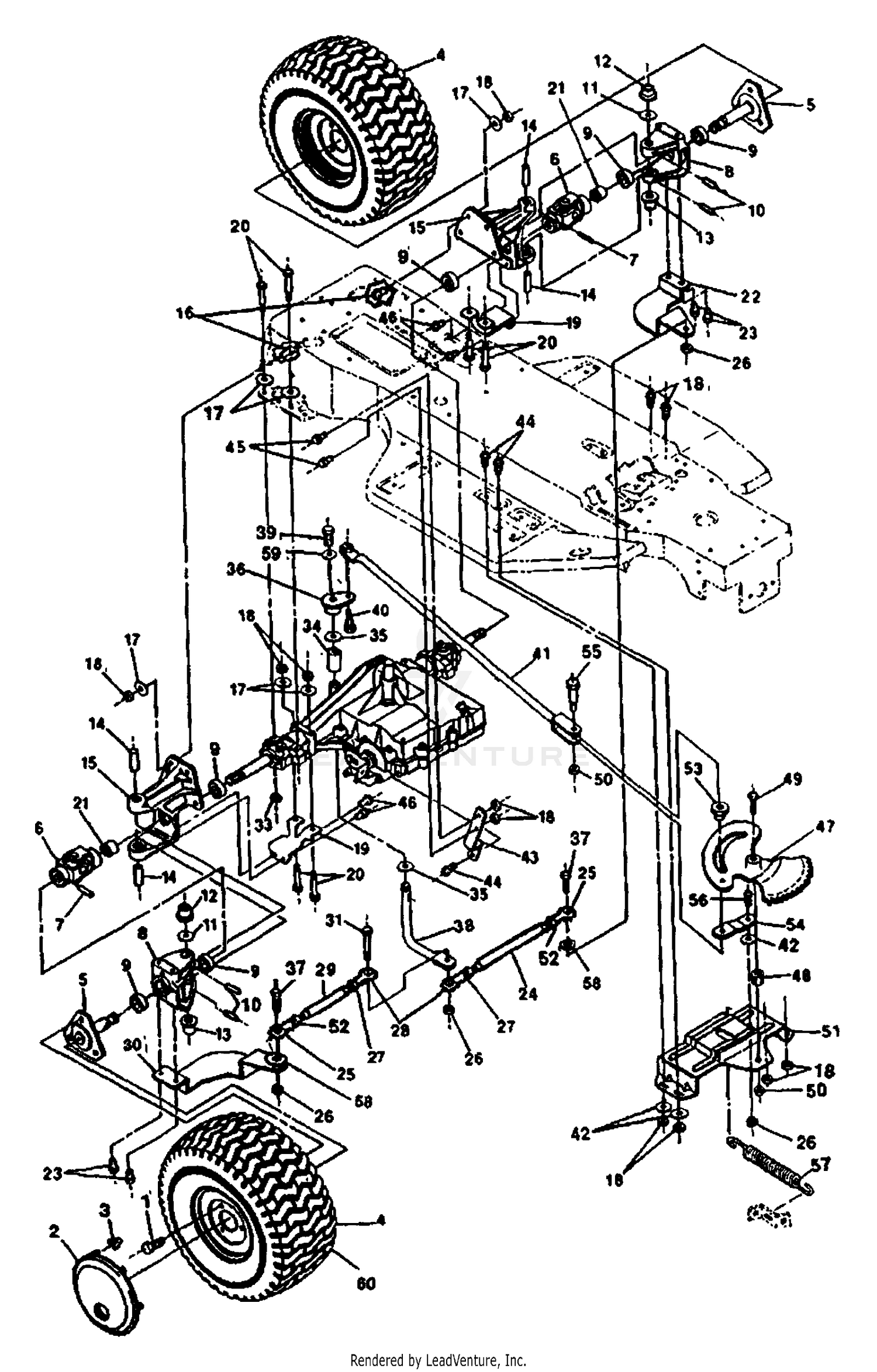 Tire And Transaxle Assembly