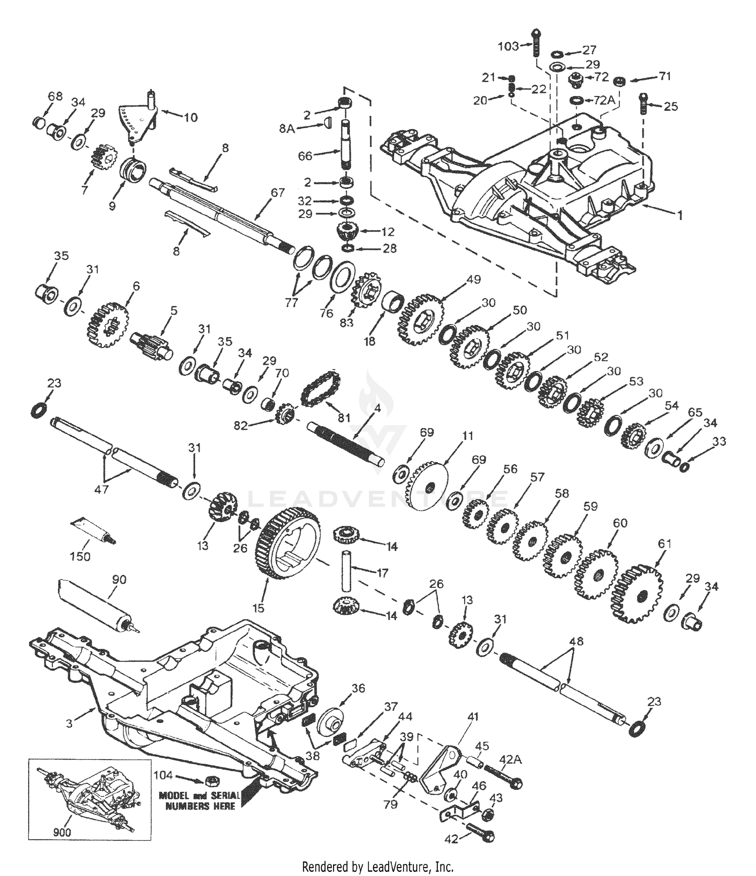 Peerless Transaxle - Model Number 930-055A