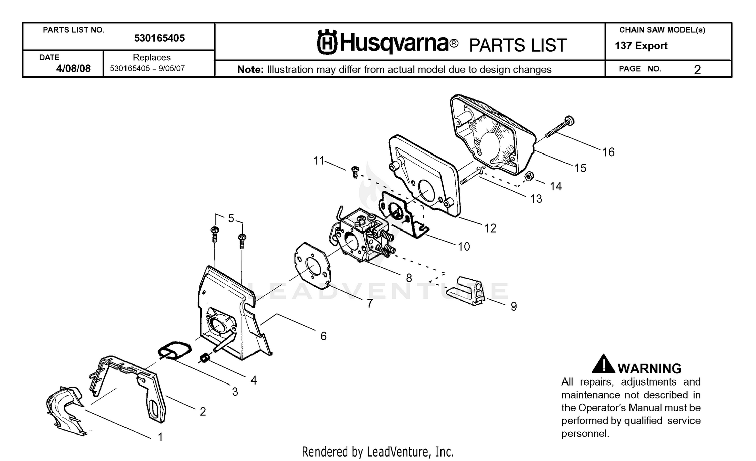 Assembly diagram