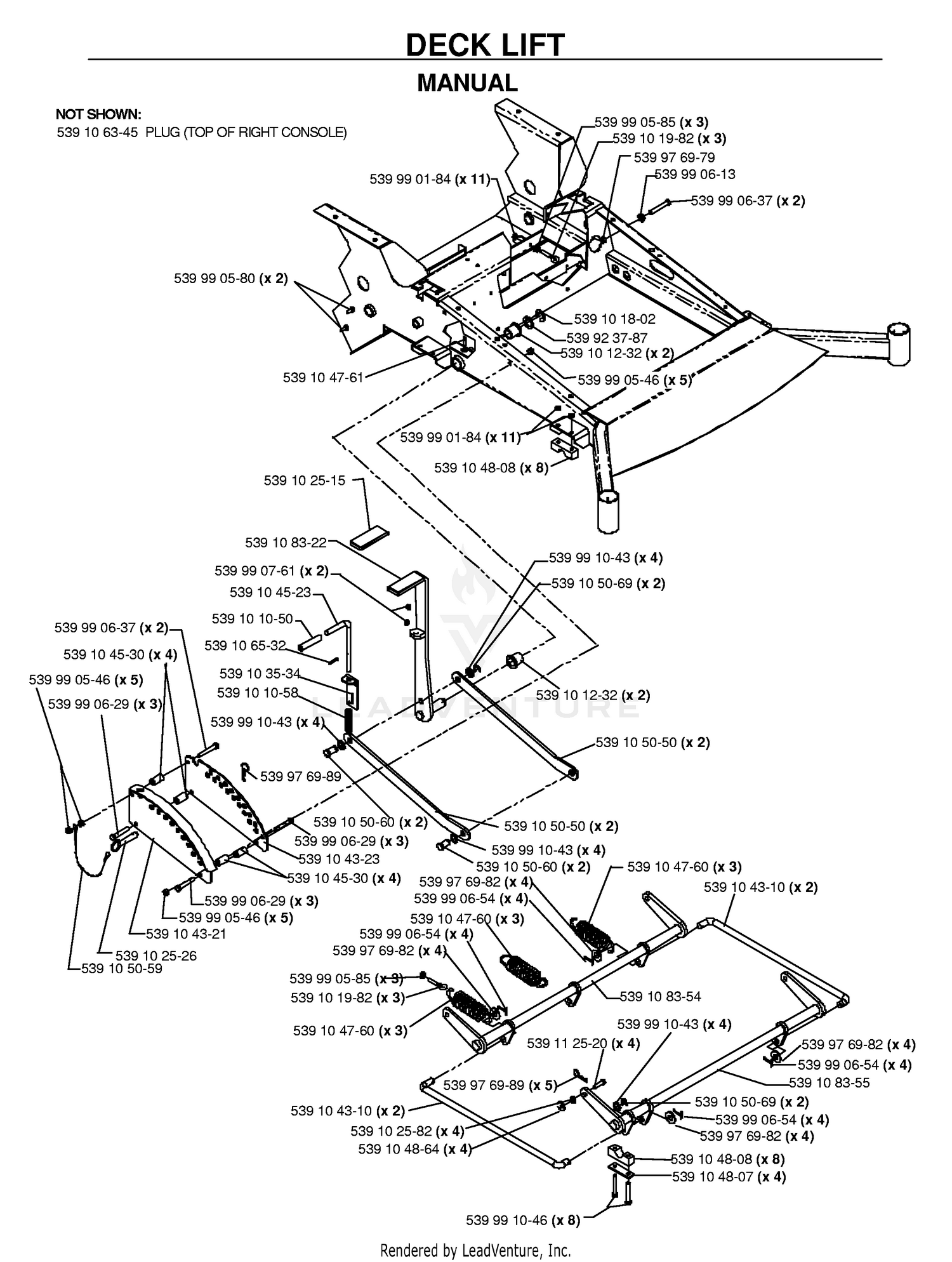MOWER LIFT / DECK LIFT