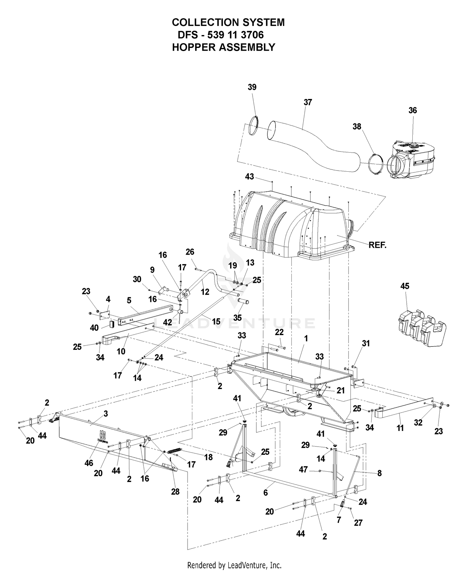 Accessories (DFS Collection System - Hopper Assembly)